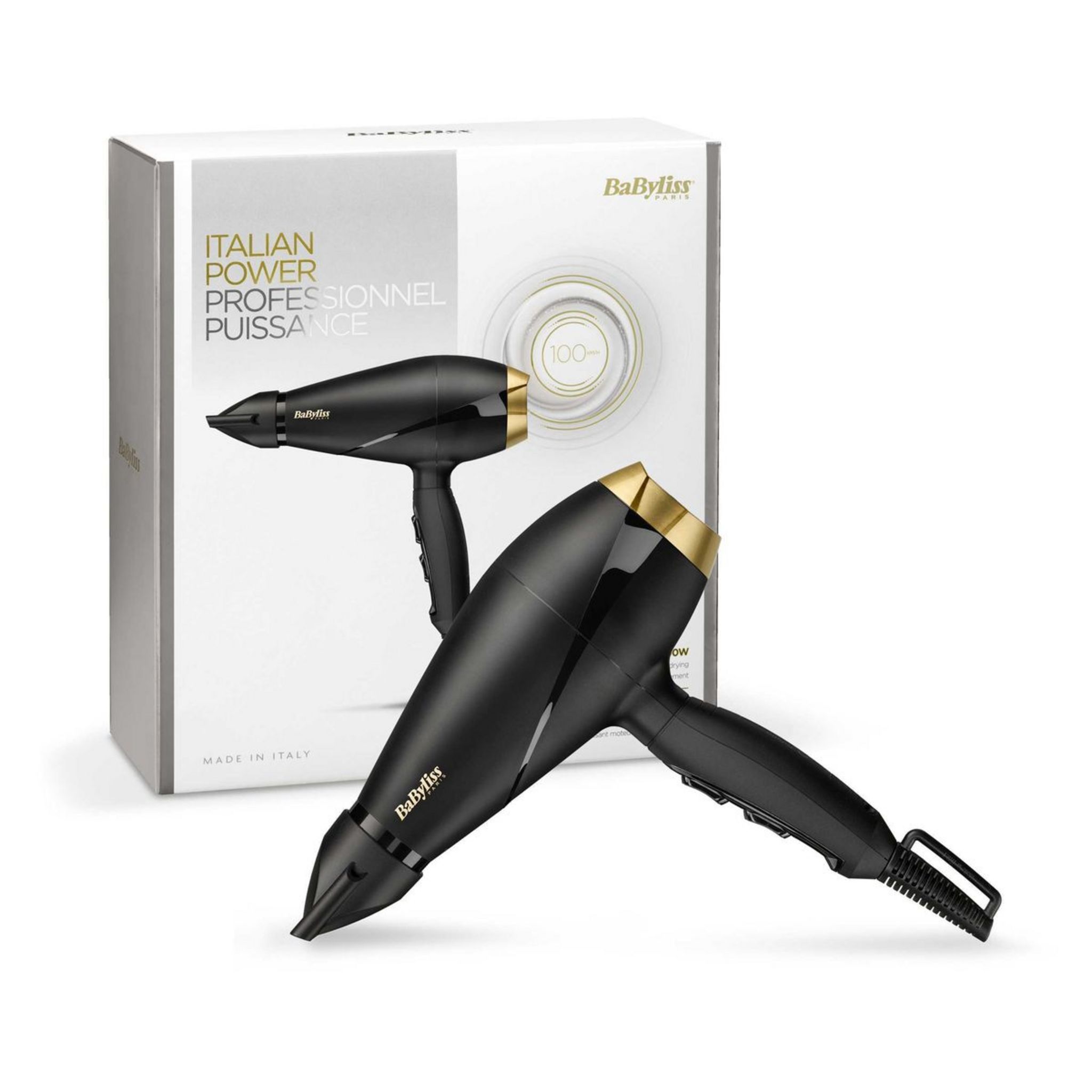 Voir la diapositive 11 : BABYLISS Sèche cheveux professionnel AC 6704E - Noir