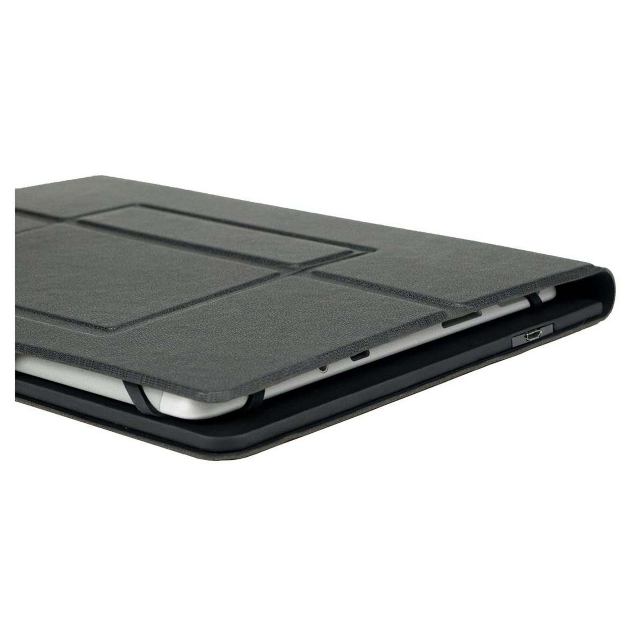 Voir la diapositive 5 : MOBILIS Coque de PROTECTION universelle avec CLAVIER Bluetooth Français pour tablette de 9 à 11 Pouces Noir