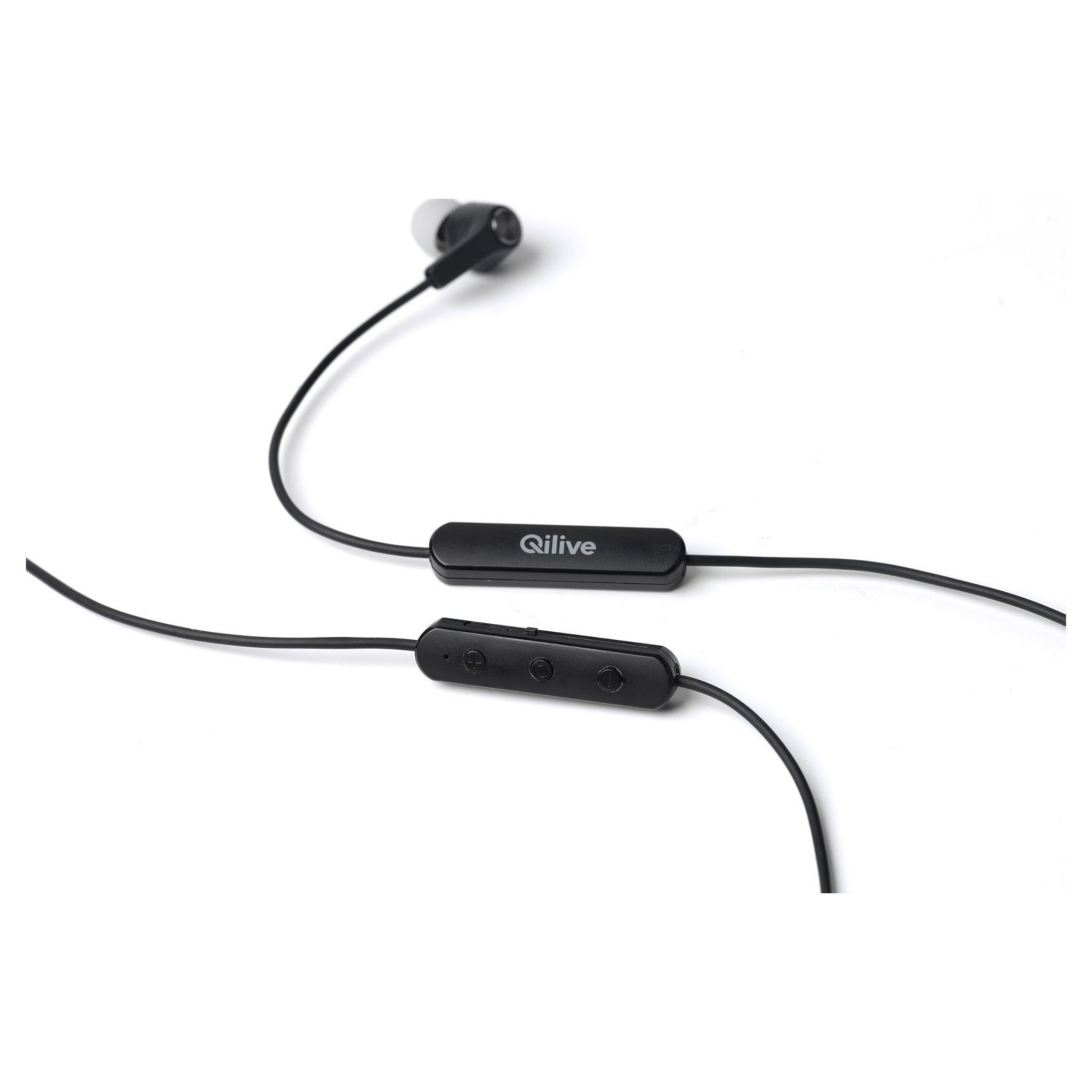 Voir la diapositive 2 : QILIVE Écouteurs Q1721 Bluetooth ML Noir