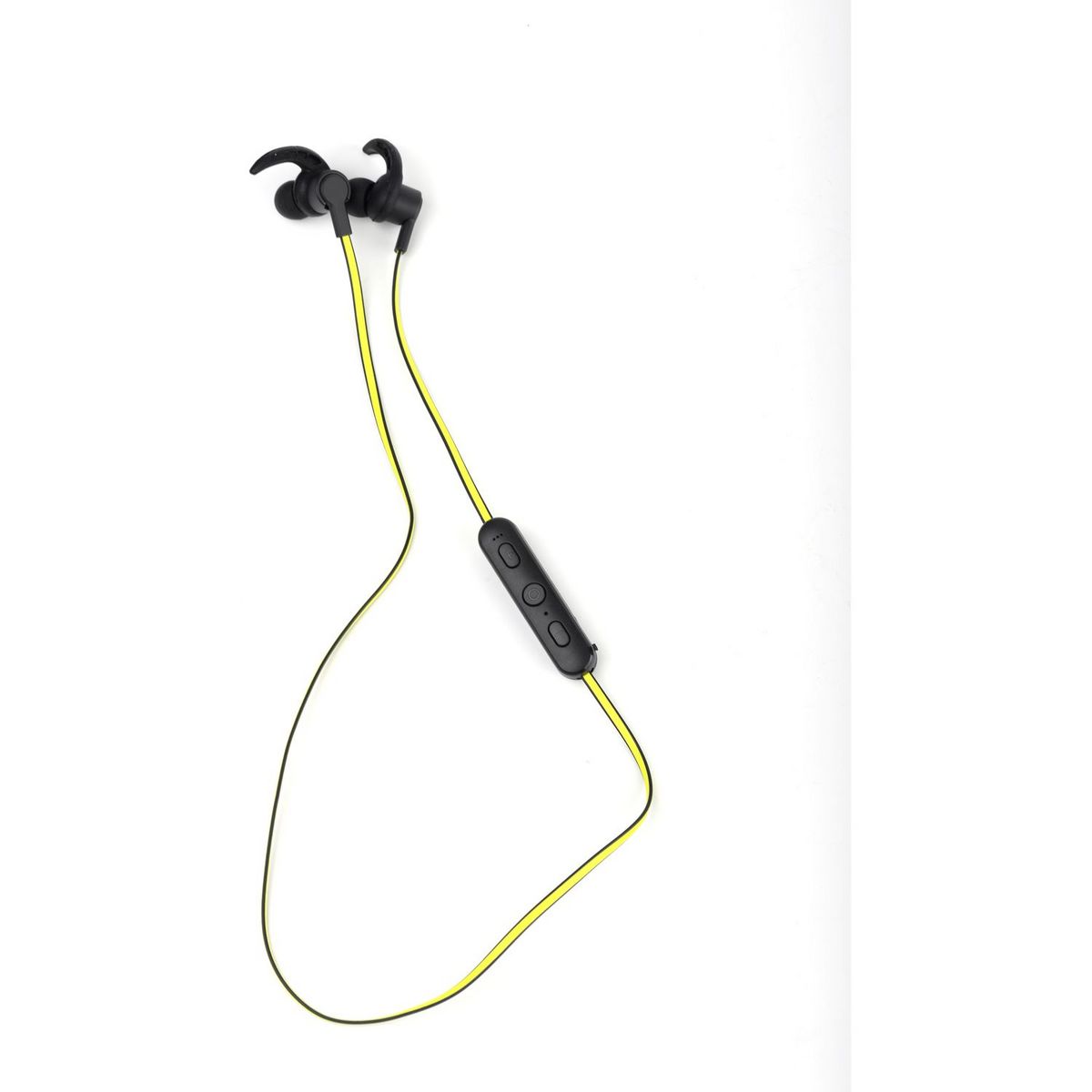 QILIVE Écouteurs Q1668 Sport Bluetooth Noir et Jaune réflectif