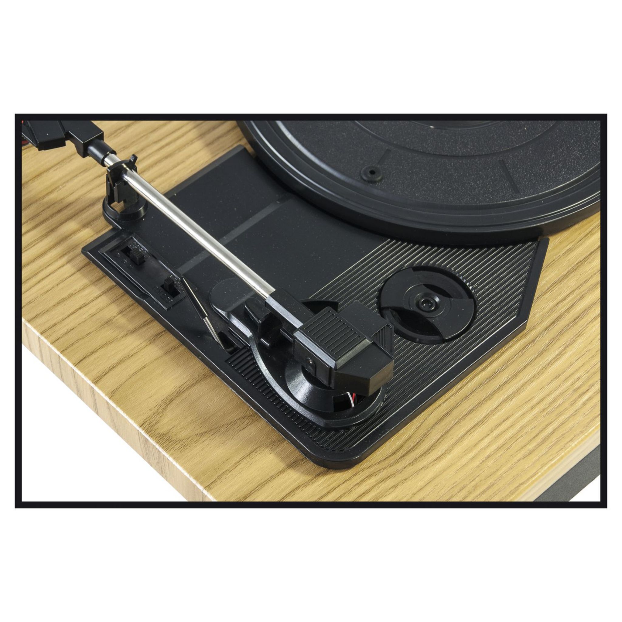 Voir la diapositive 3 : MADISON Platine vinyle vintage MAD-RT300SP-MKII - Bois