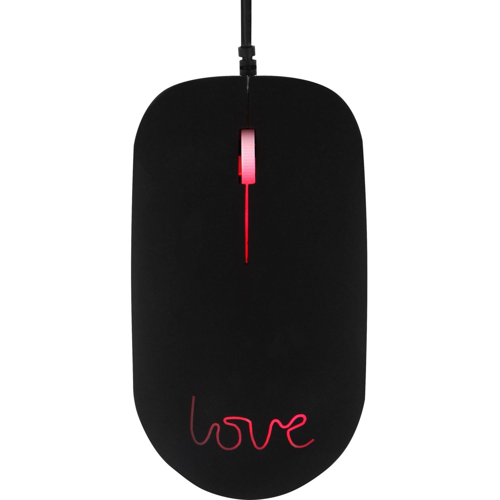 Voir la diapositive 2 : TNB Souris Néon Love Noir et rouge