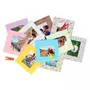 TNB Cadre photo en papier Lensy x10 + 10 pinces colorées pour Instax Mini