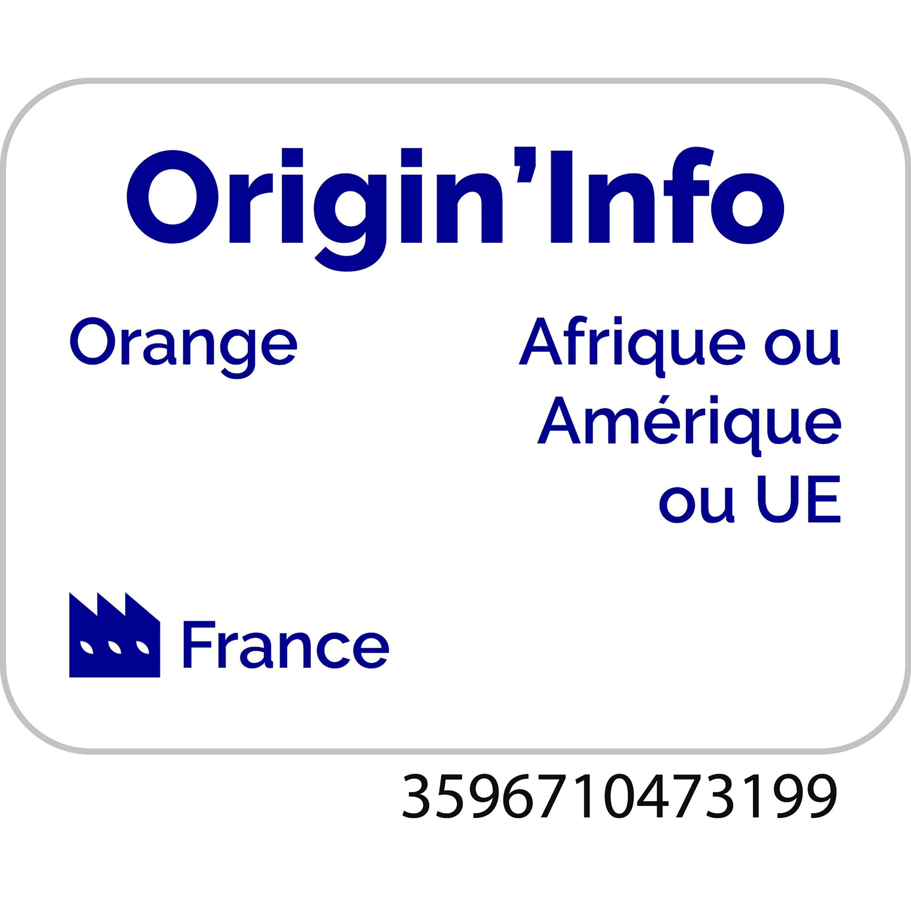 Voir la diapositive 5 : AUCHAN BIO Pur jus d'orange bouteille verre 1l
