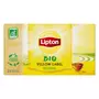 LIPTON Yellow thé noir bio 25 sachets 50g