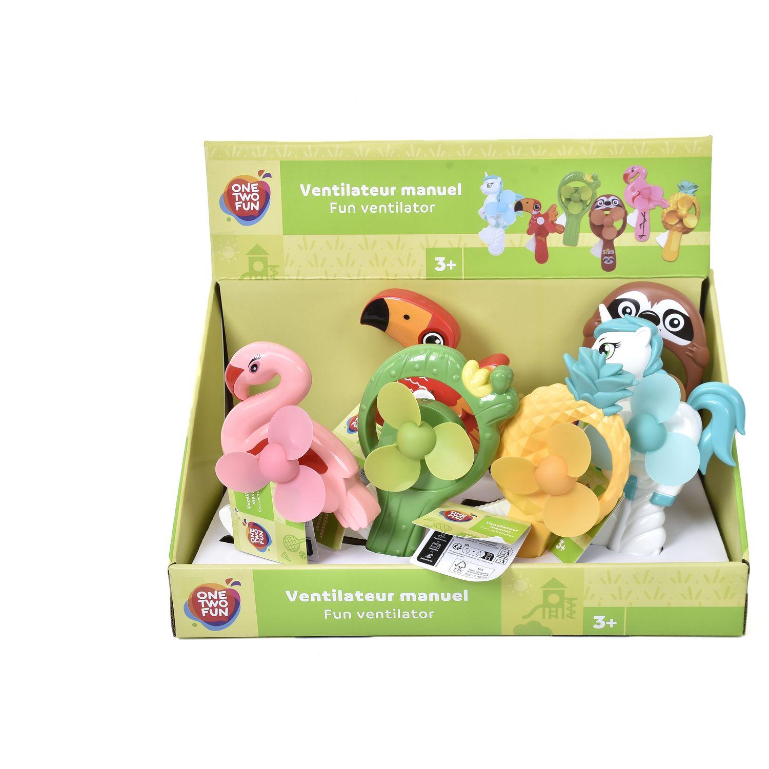 Voir la diapositive 4 : ONE TWO FUN Mini ventilateur Fantaisie