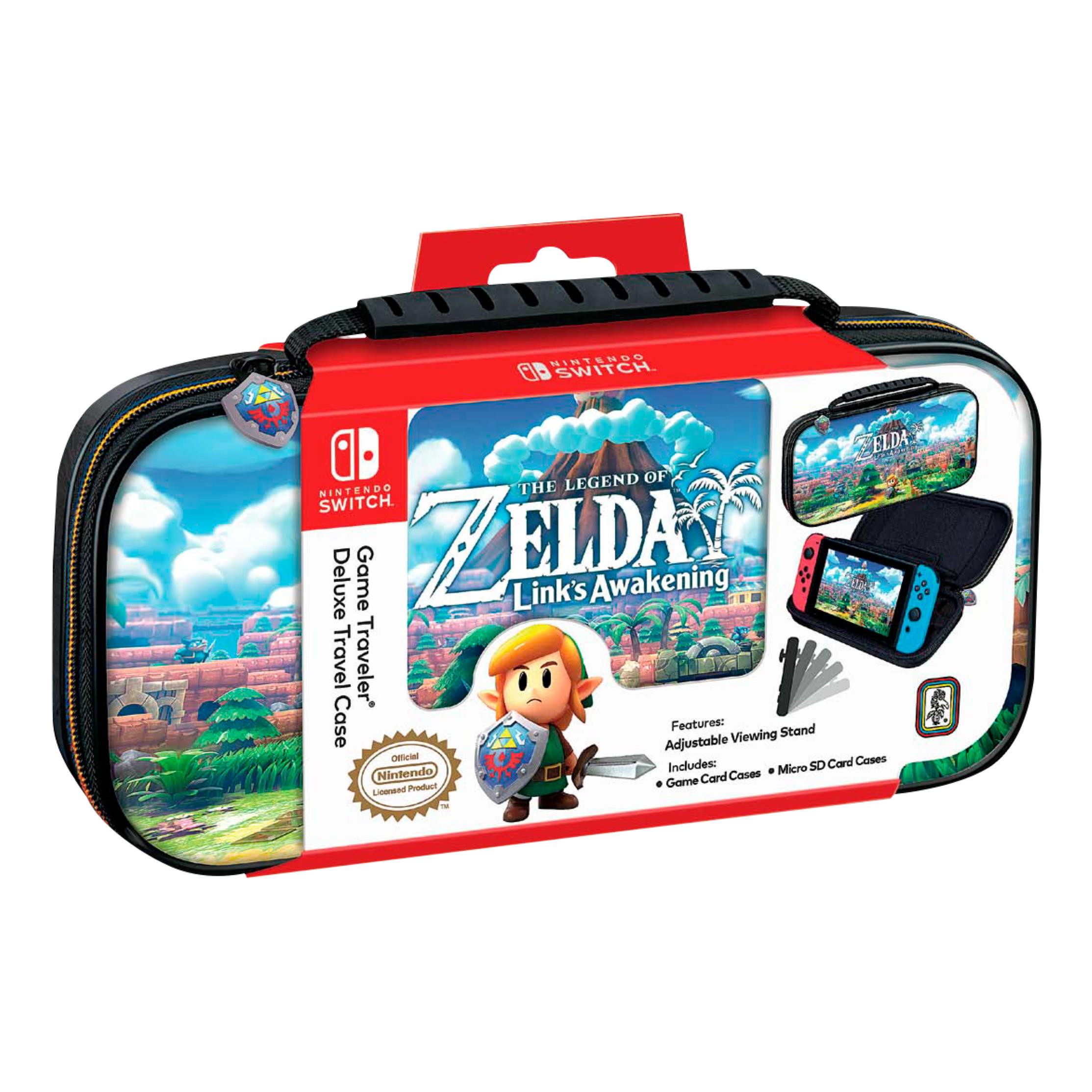 BIGBEN Pochette de transport officielle The Legend Of Zelda Link's Awakening pour Nintendo Swtich