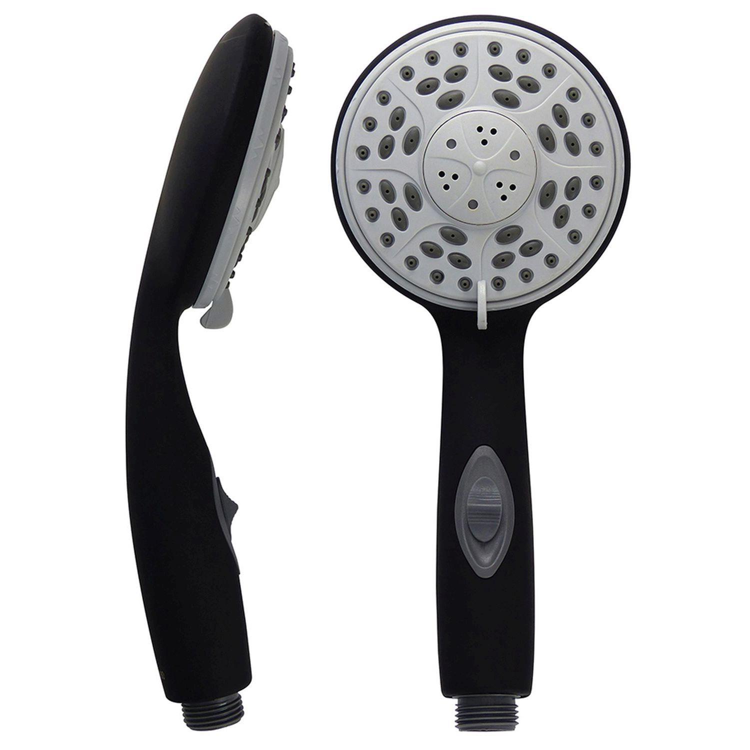 NOVOBAIN Douchette stop'o 100mm 3 jets noir