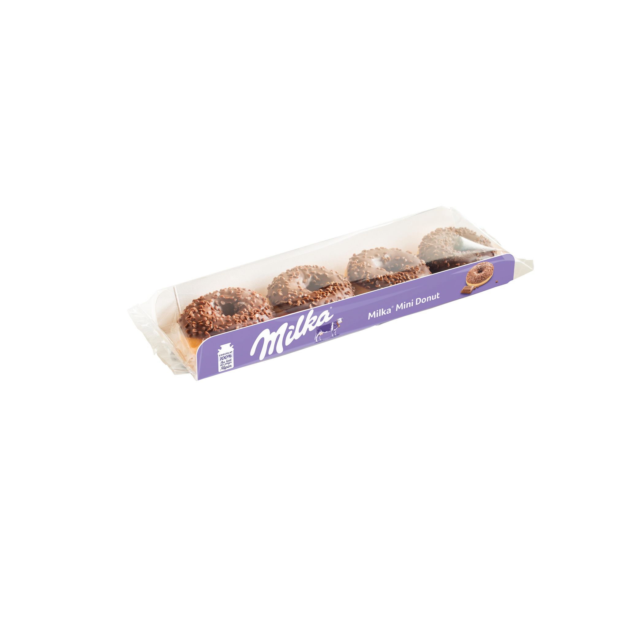 MILKA Mini donut 4 pièces 76g