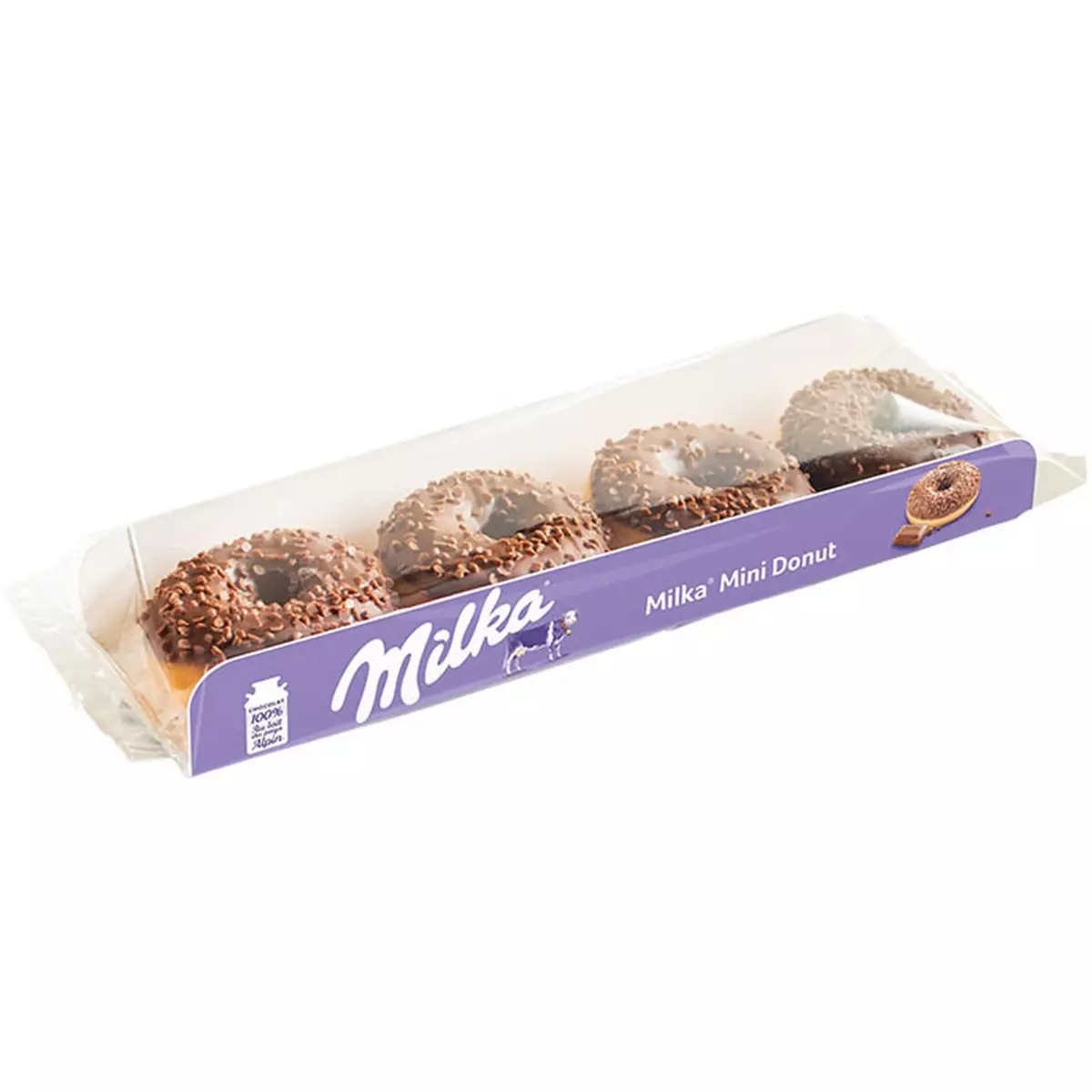 MILKA Mini donut 4 pièces 76g