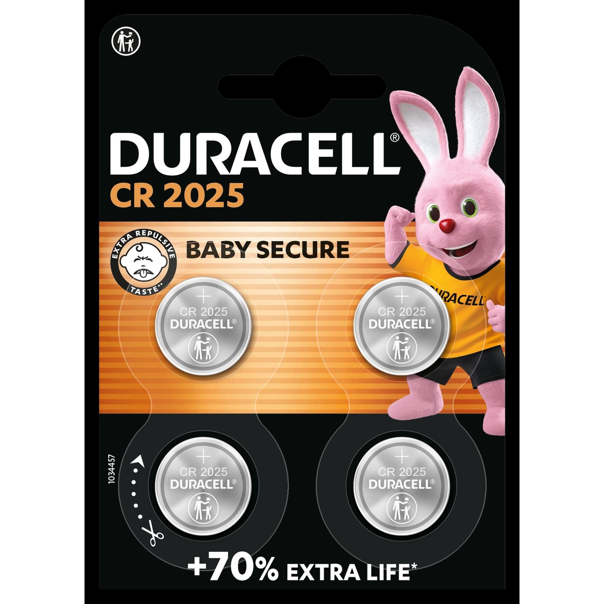 DURACELL Pile spe 2025 x4