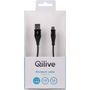 Voir la diapositive 2 : QILIVE Câble de charge USB / USB-C Strong 1.2 m Noir