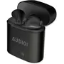 AUDIO TECH Écouteurs sans fil Bluetooth avec boîtier de charge - Noir