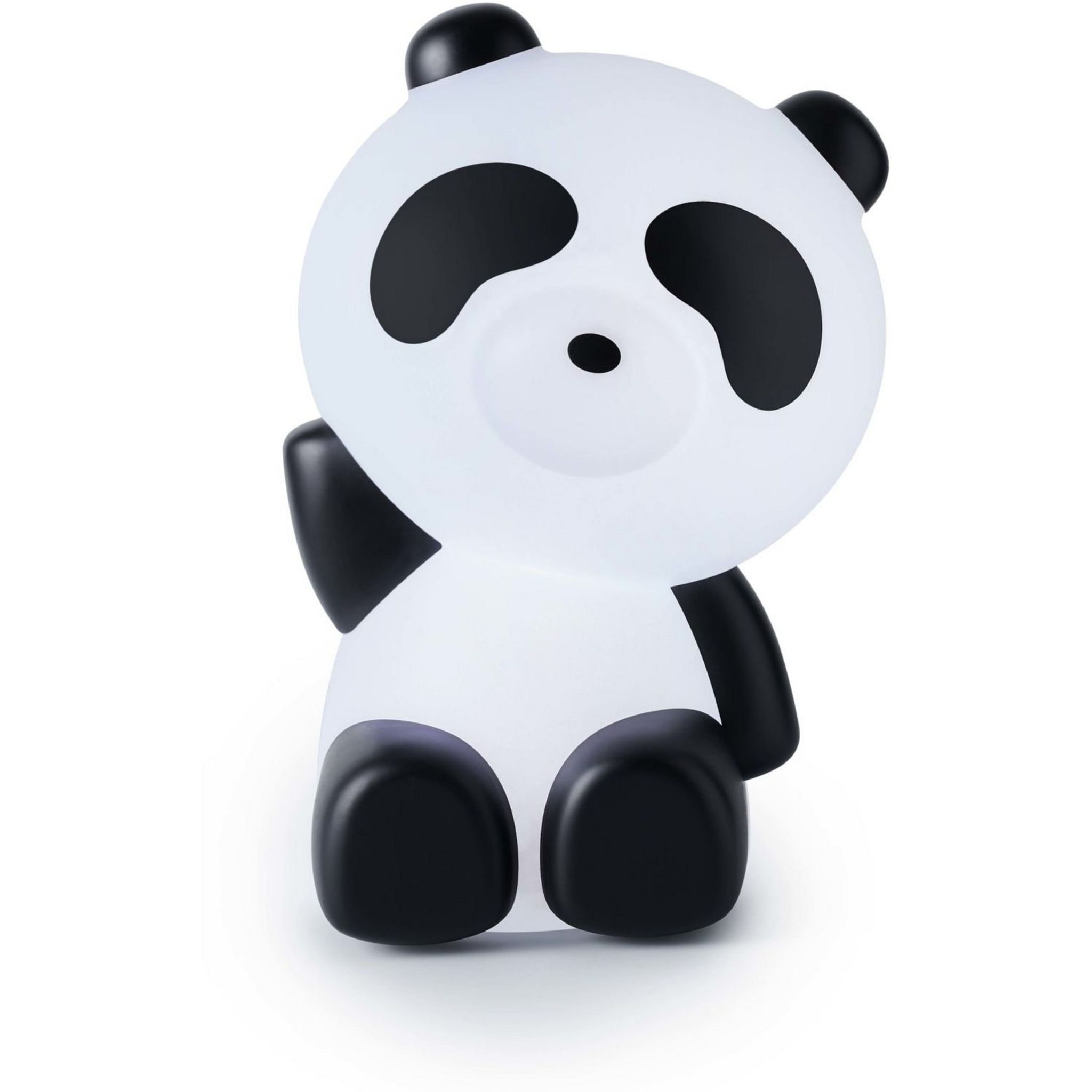 Voir la diapositive 6 : BIGBEN Enceinte portable Bluetooth lumineuse - Noir / blanc - Luminus Panda