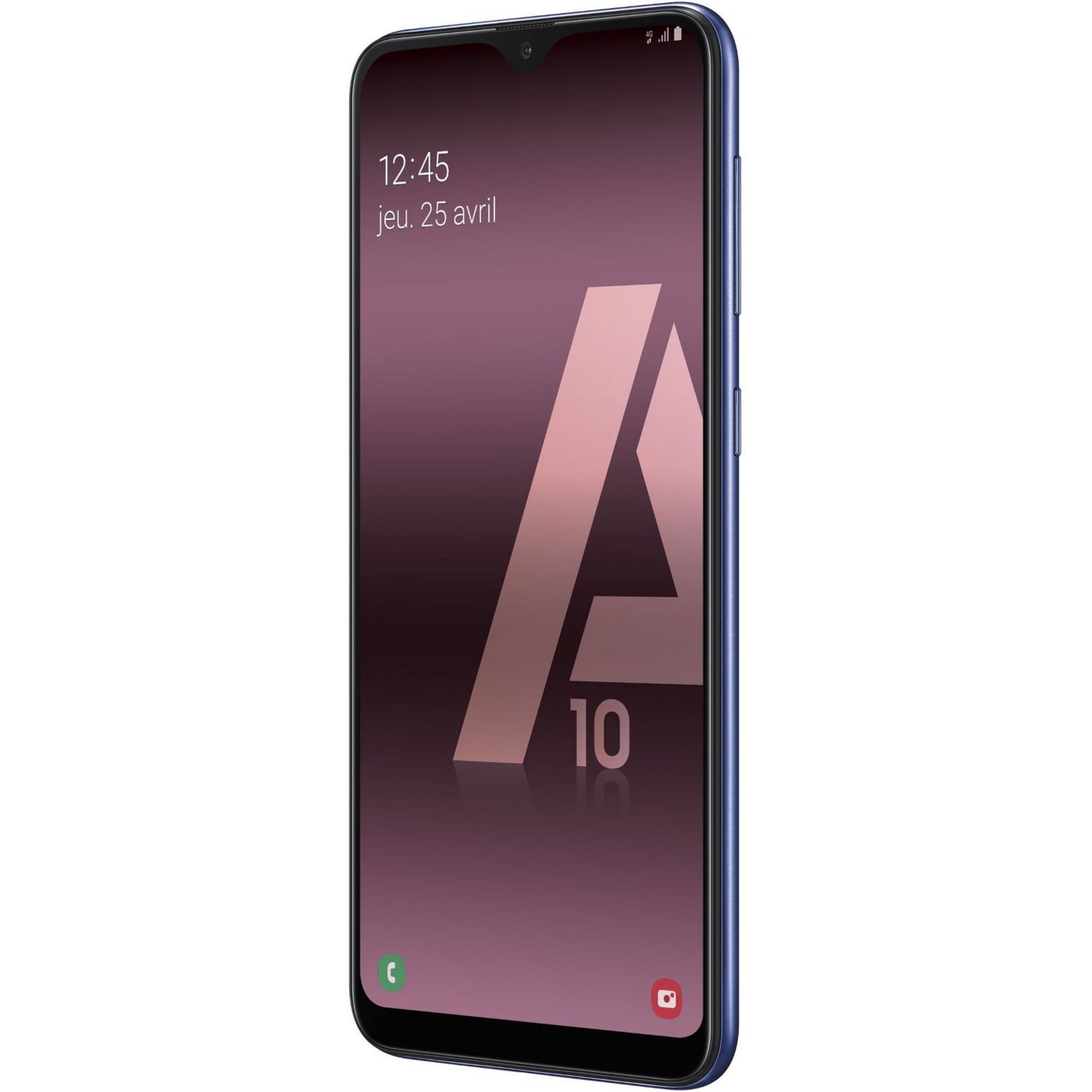 Voir la diapositive 2 : SAMSUNG Smartphone - GALAXY A10 - 32 Go - 6.2 pouces - Bleu - 4G - Double port nano SIM