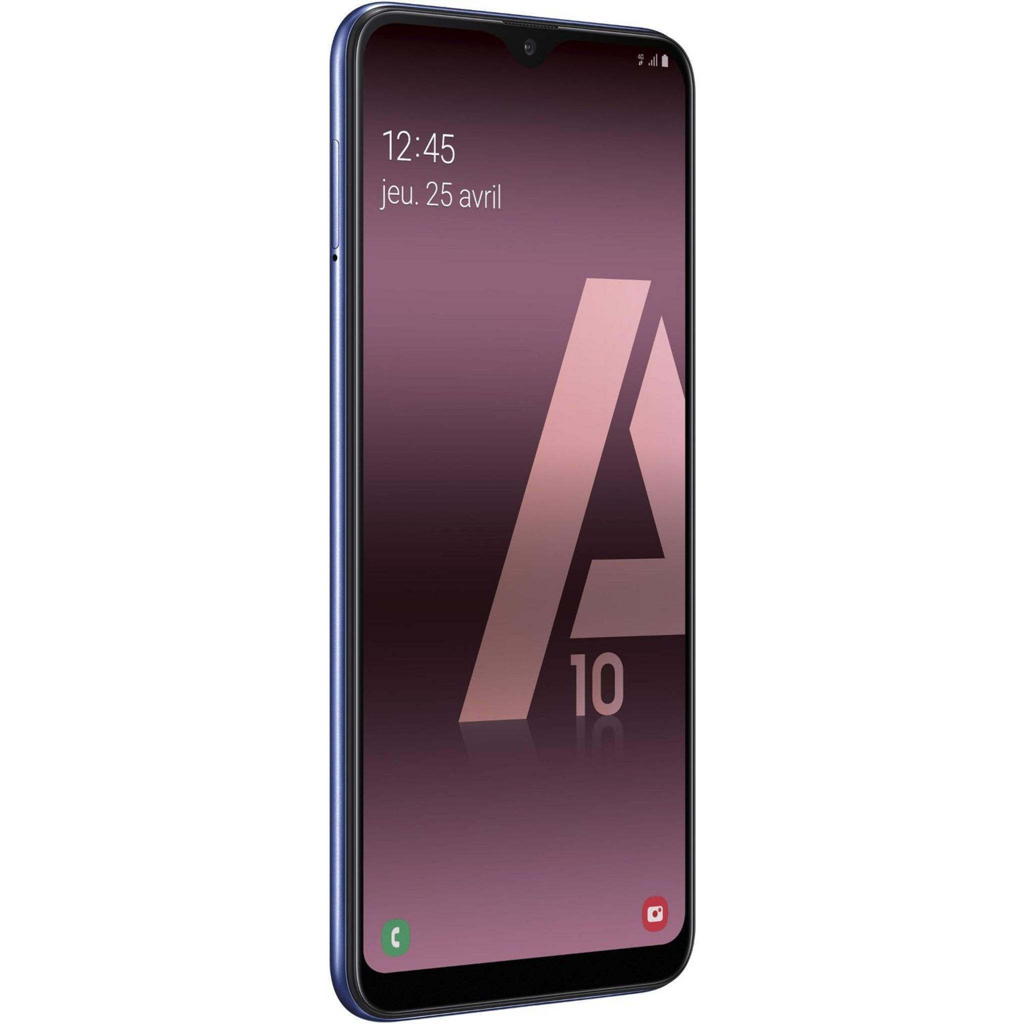 Voir la diapositive 3 : SAMSUNG Smartphone - GALAXY A10 - 32 Go - 6.2 pouces - Bleu - 4G - Double port nano SIM
