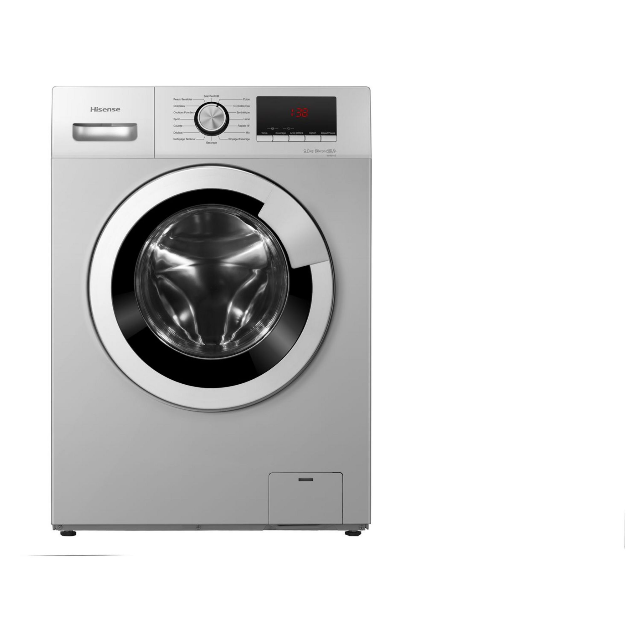 Voir la diapositive 1 : HISENSE Lave linge hublot WH914S 9 kg 1400 T/min