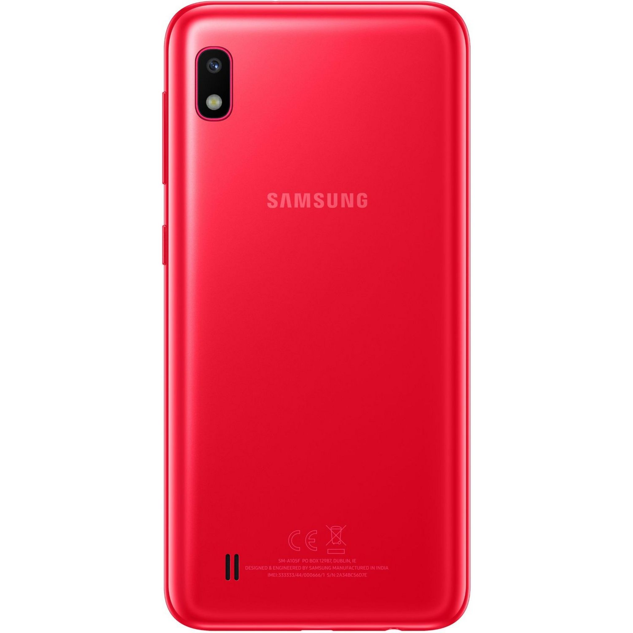 Voir la diapositive 3 : SAMSUNG Smartphone - GALAXY A10 - 32 Go - 6.2 pouces - Rouge - 4G - Double port nano SIM