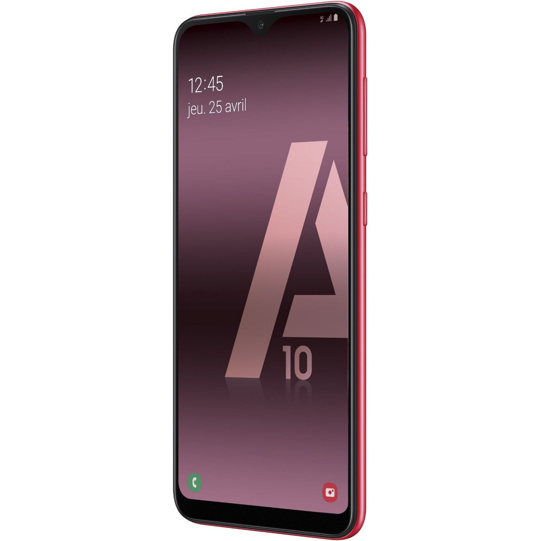 Voir la diapositive 4 : SAMSUNG Smartphone - GALAXY A10 - 32 Go - 6.2 pouces - Rouge - 4G - Double port nano SIM