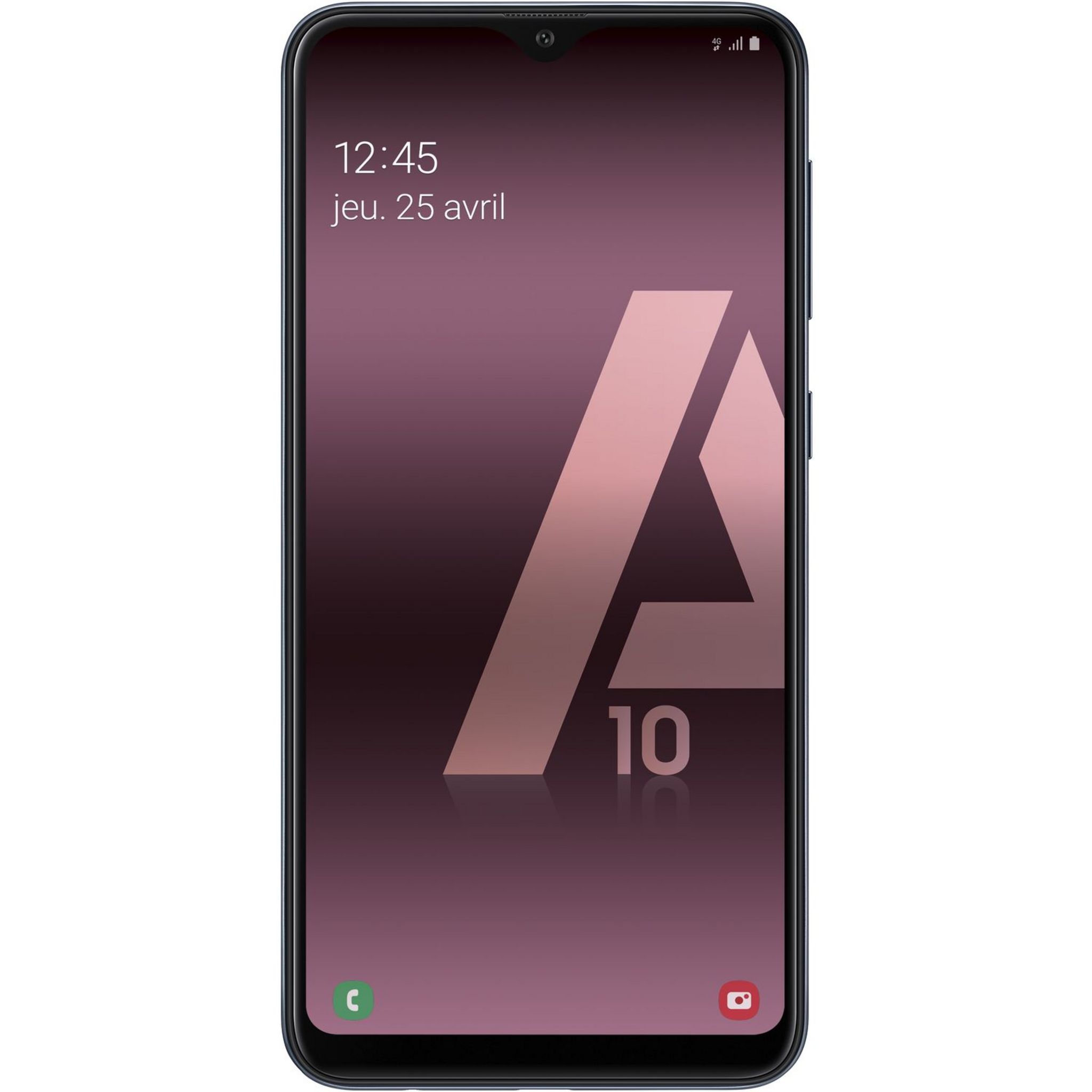 Voir la diapositive 3 : SAMSUNG Smartphone - GALAXY A10 - 32 Go - 6.2 pouces - Noir - 4G - Double port nano SIM