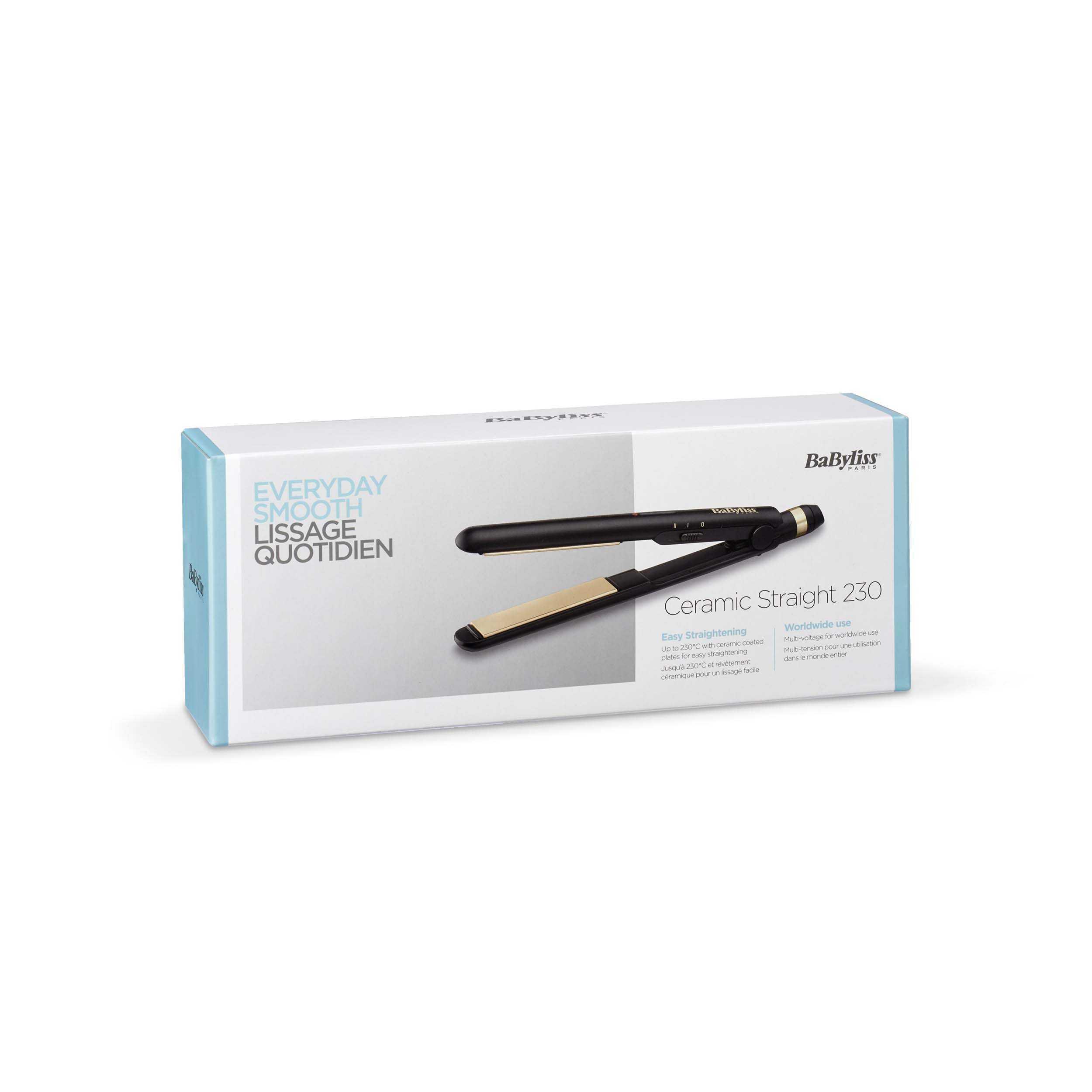 Voir la diapositive 3 : BABYLISS Lisseur - ST089E - Noir