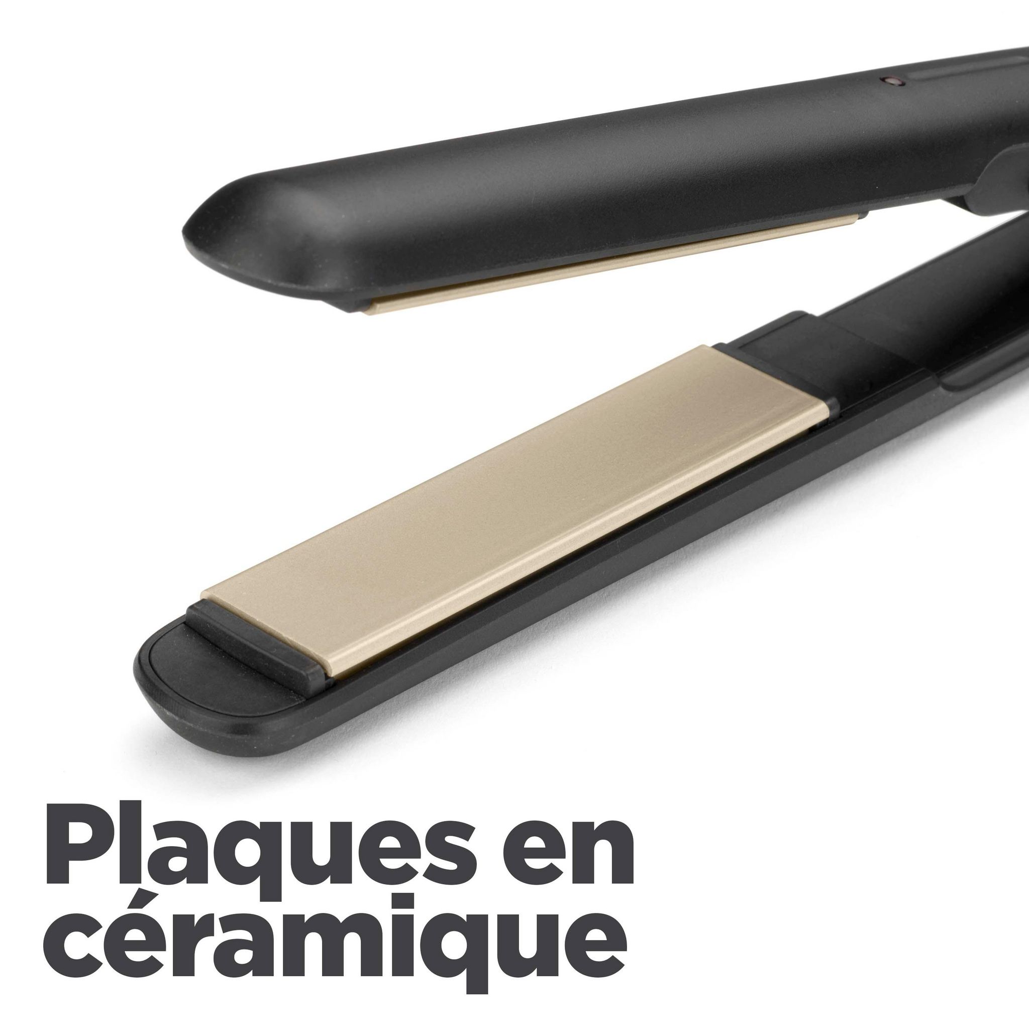 Voir la diapositive 4 : BABYLISS Lisseur - ST089E - Noir