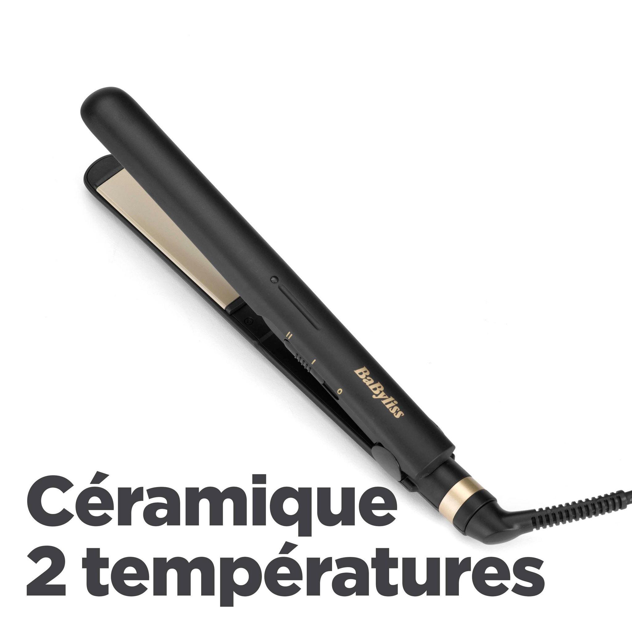 Voir la diapositive 8 : BABYLISS Lisseur - ST089E - Noir