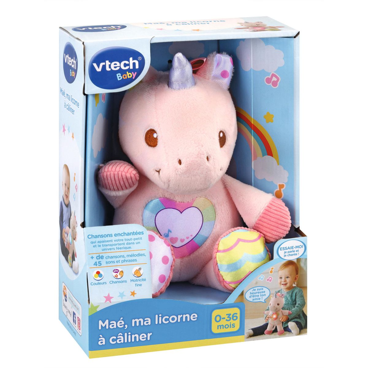 VTECH Ma Licorne à câliner MAE