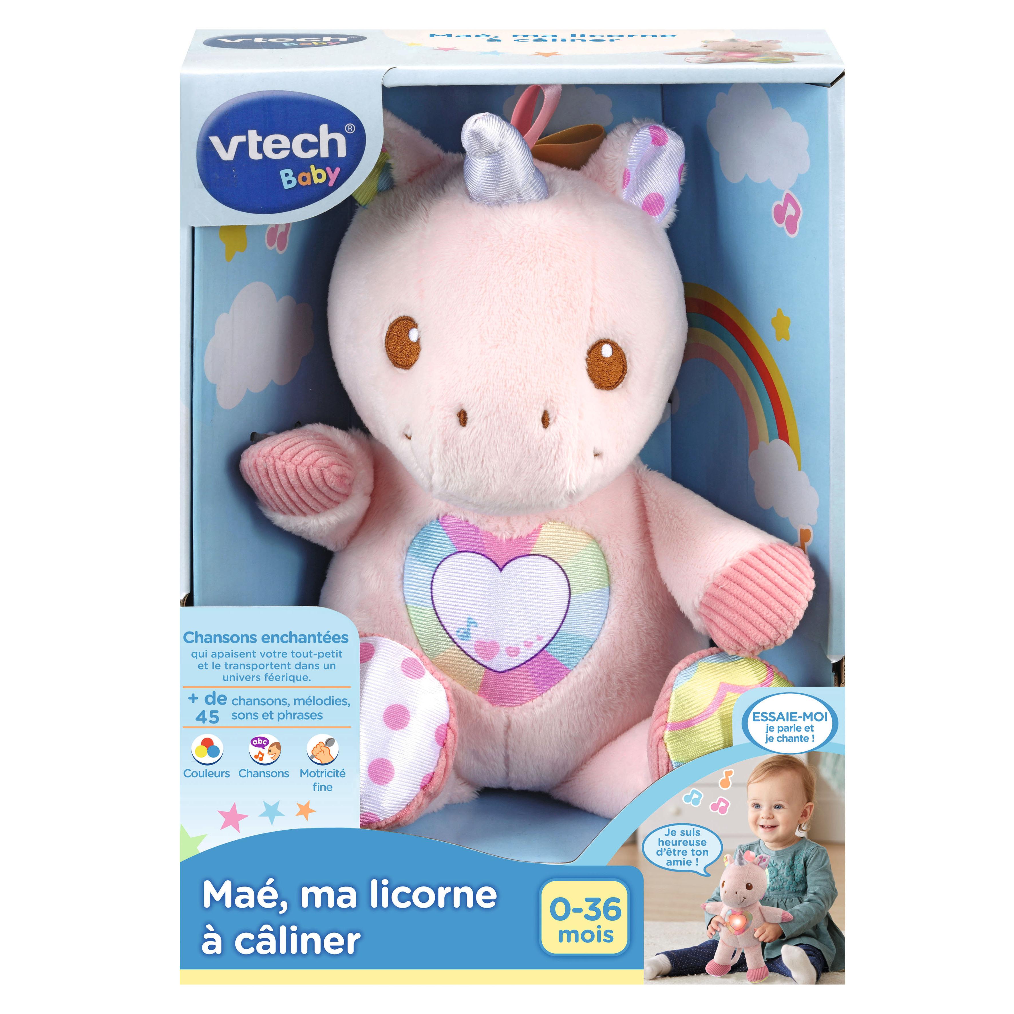 Voir la diapositive 4 : VTECH Ma Licorne à câliner MAE