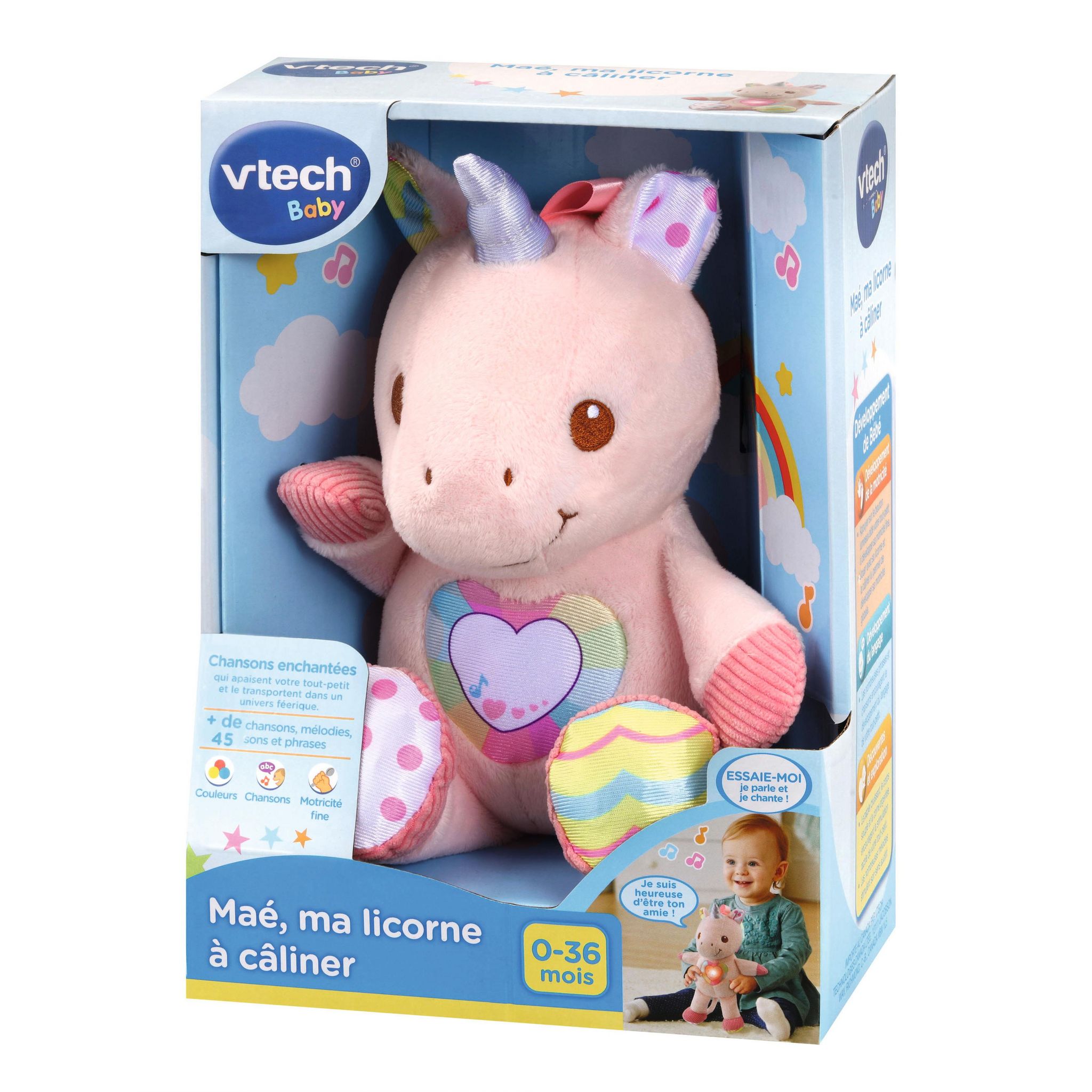 Voir la diapositive 5 : VTECH Ma Licorne à câliner MAE