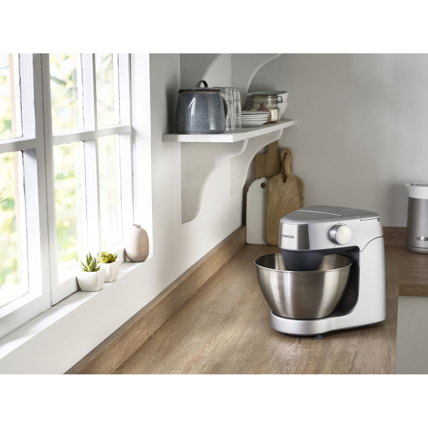 Voir la diapositive 2 : KENWOOD Robot pâtissier multifonction avec hachoir - KHC291JOWH - Blanc