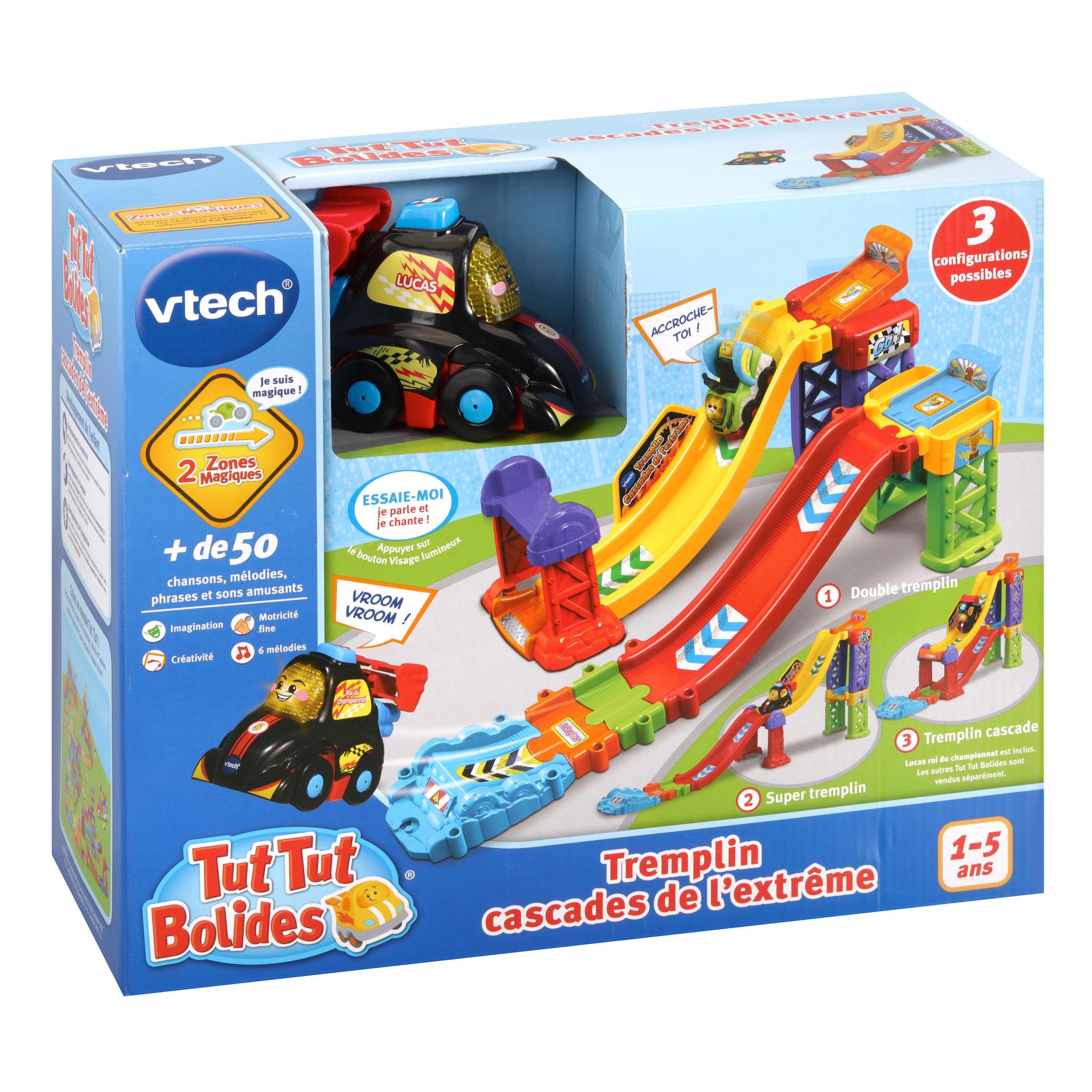 Voir la diapositive 6 : VTECH Tremplin cascade de l'extrême Tut Tut Bolide + Lucas