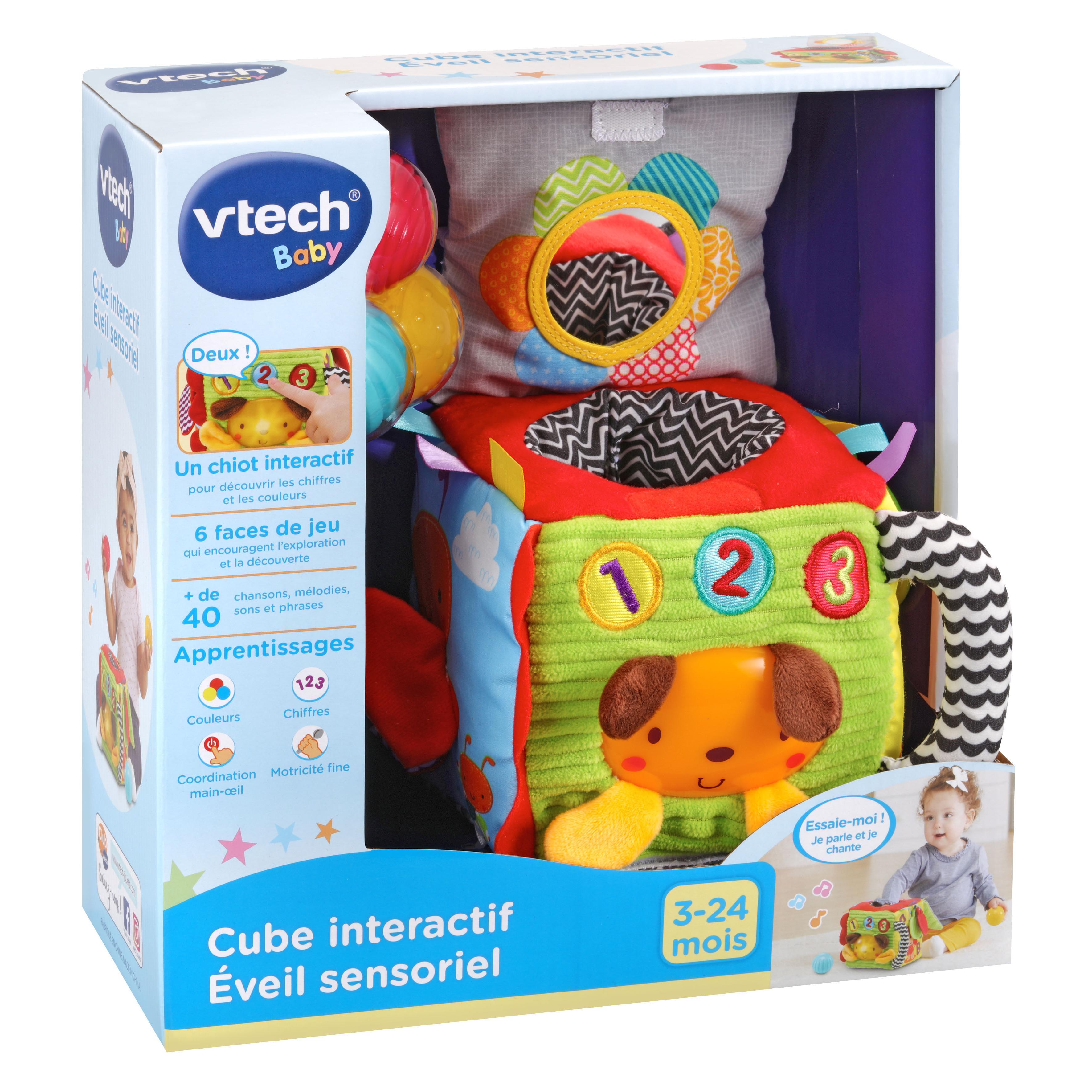 Voir la diapositive 3 : VTECH Cube Interactif Eveil Sensoriel