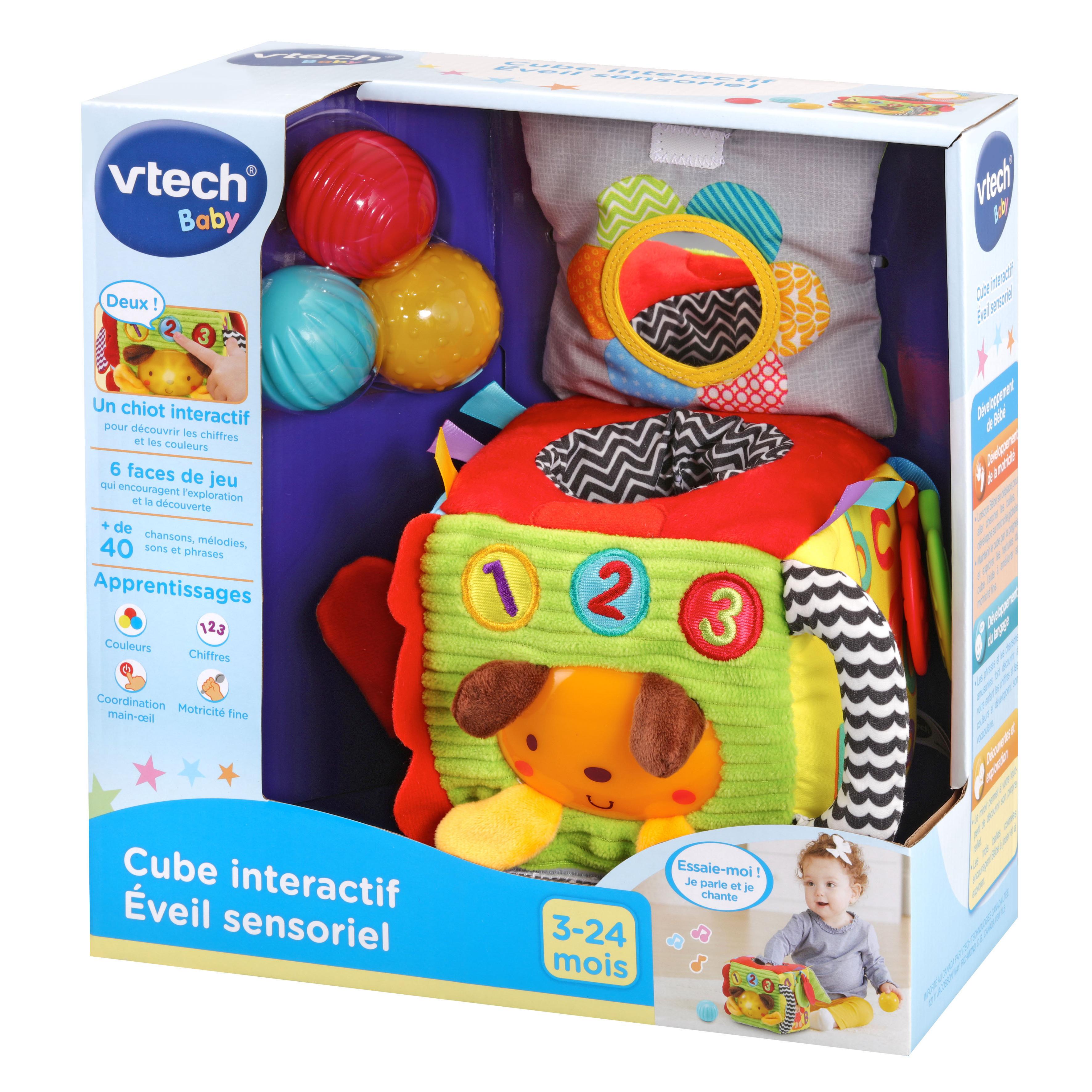 Voir la diapositive 5 : VTECH Cube Interactif Eveil Sensoriel