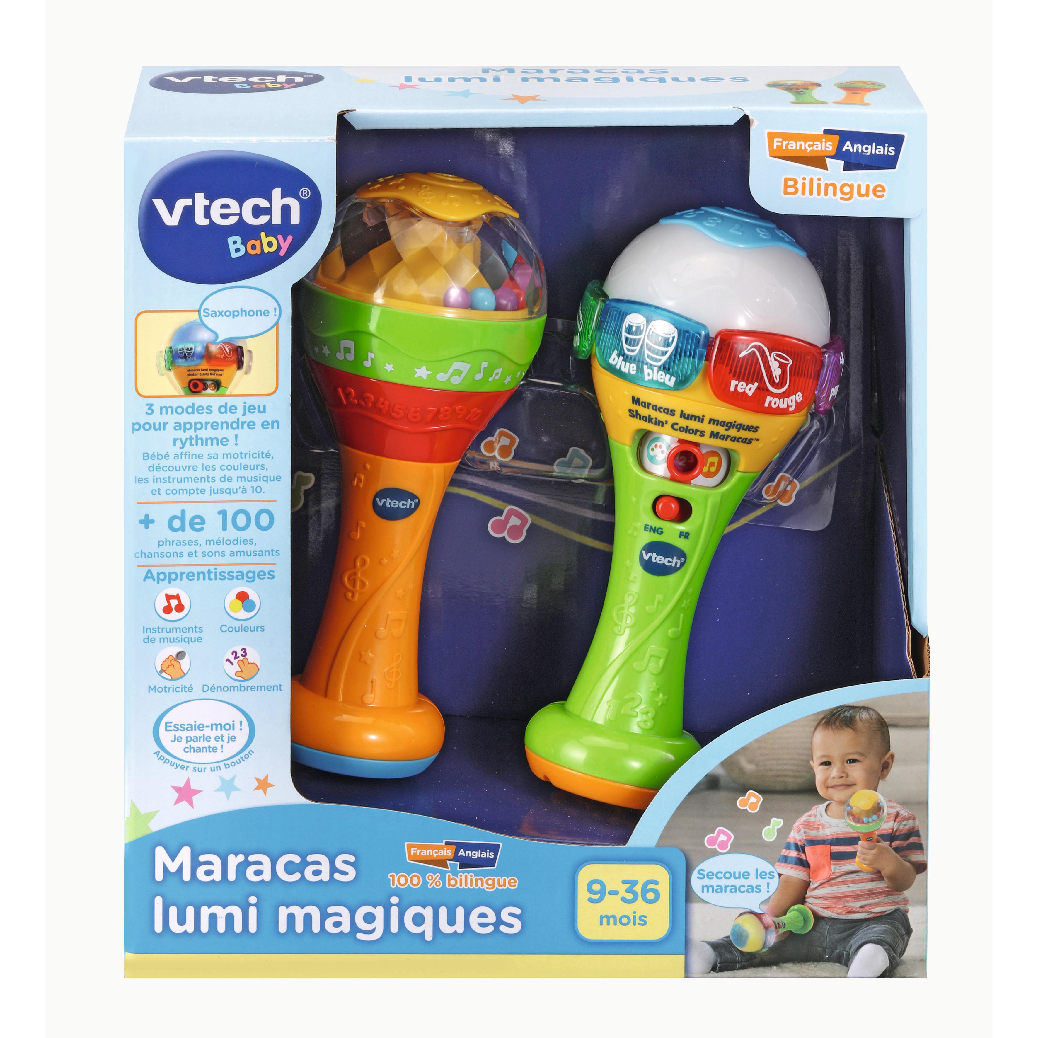 Voir la diapositive 4 : VTECH Maracas Lumi Magiques