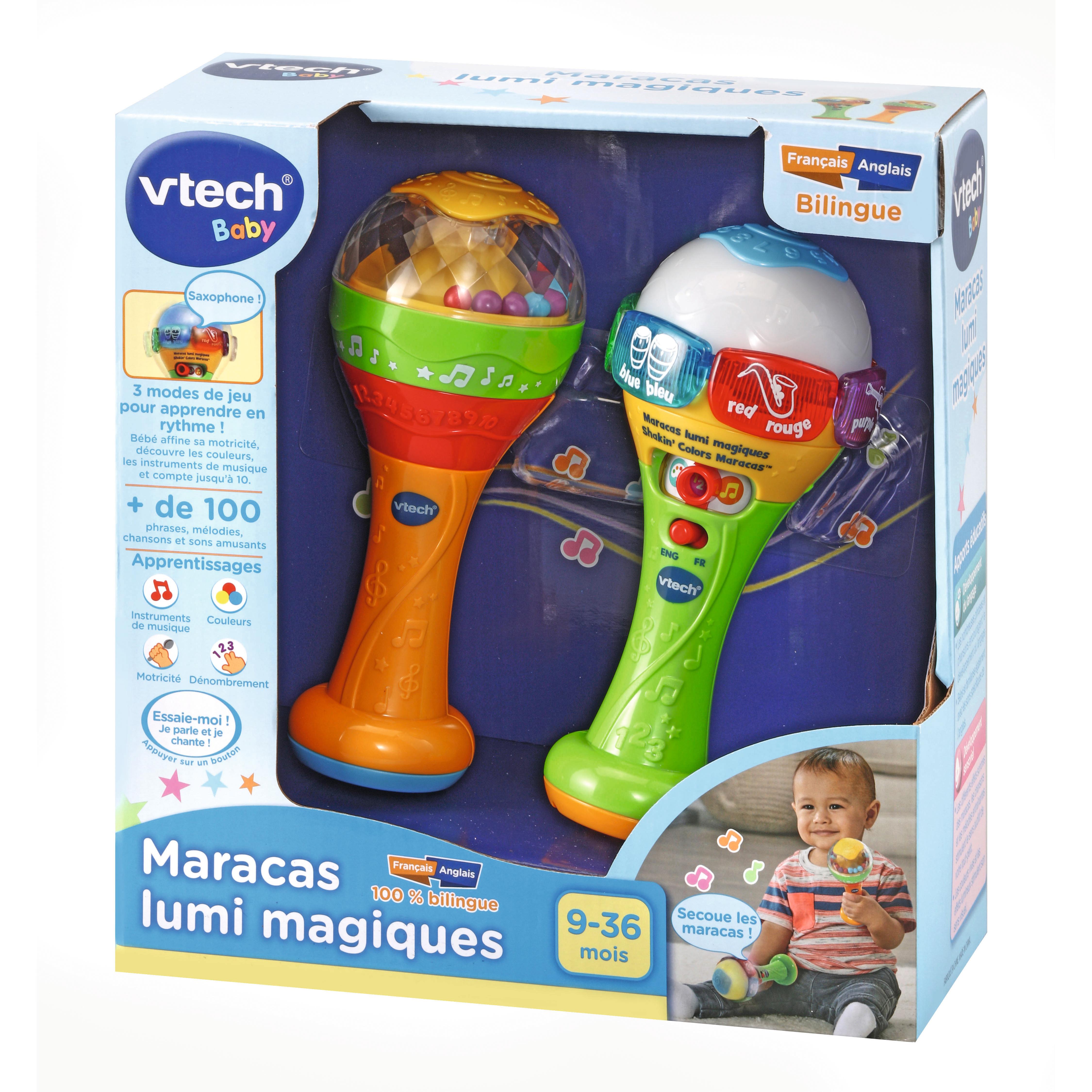 Voir la diapositive 5 : VTECH Maracas Lumi Magiques