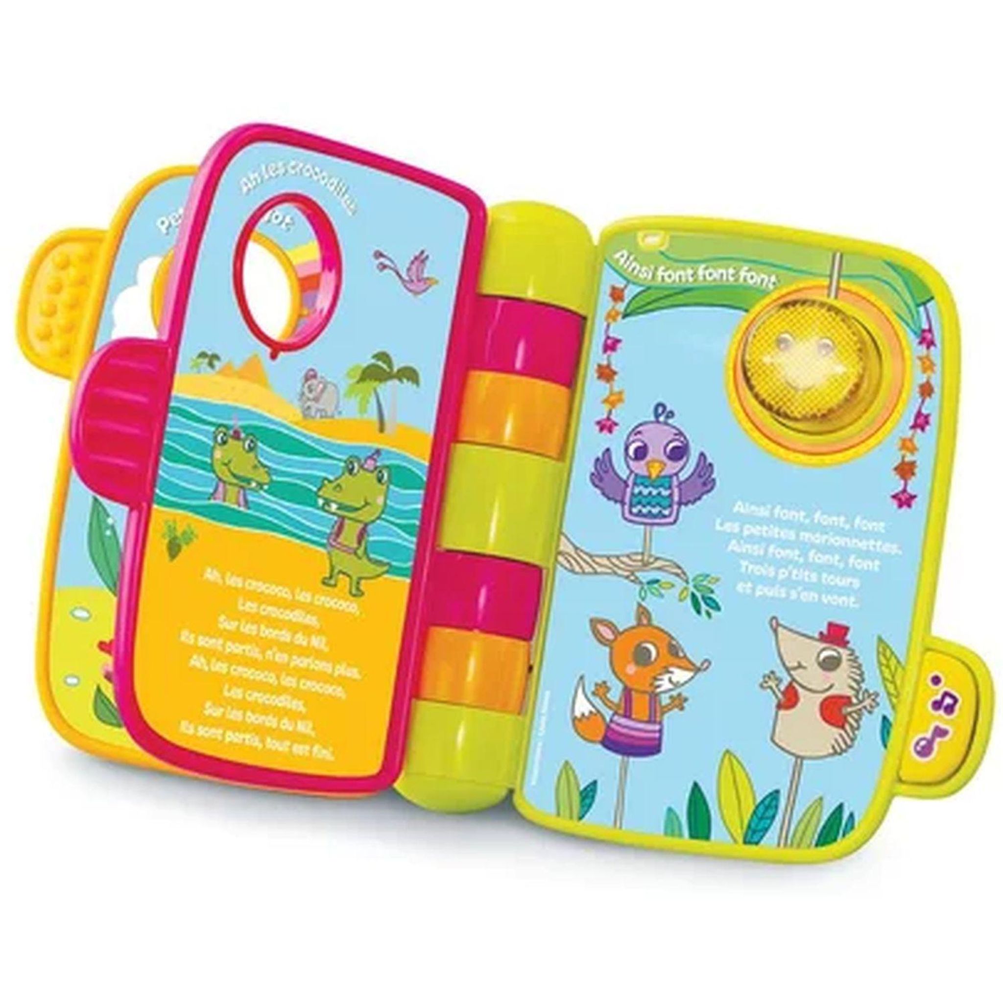 Voir la diapositive 2 : VTECH P'tit livre enchanté - Premières Comptines
