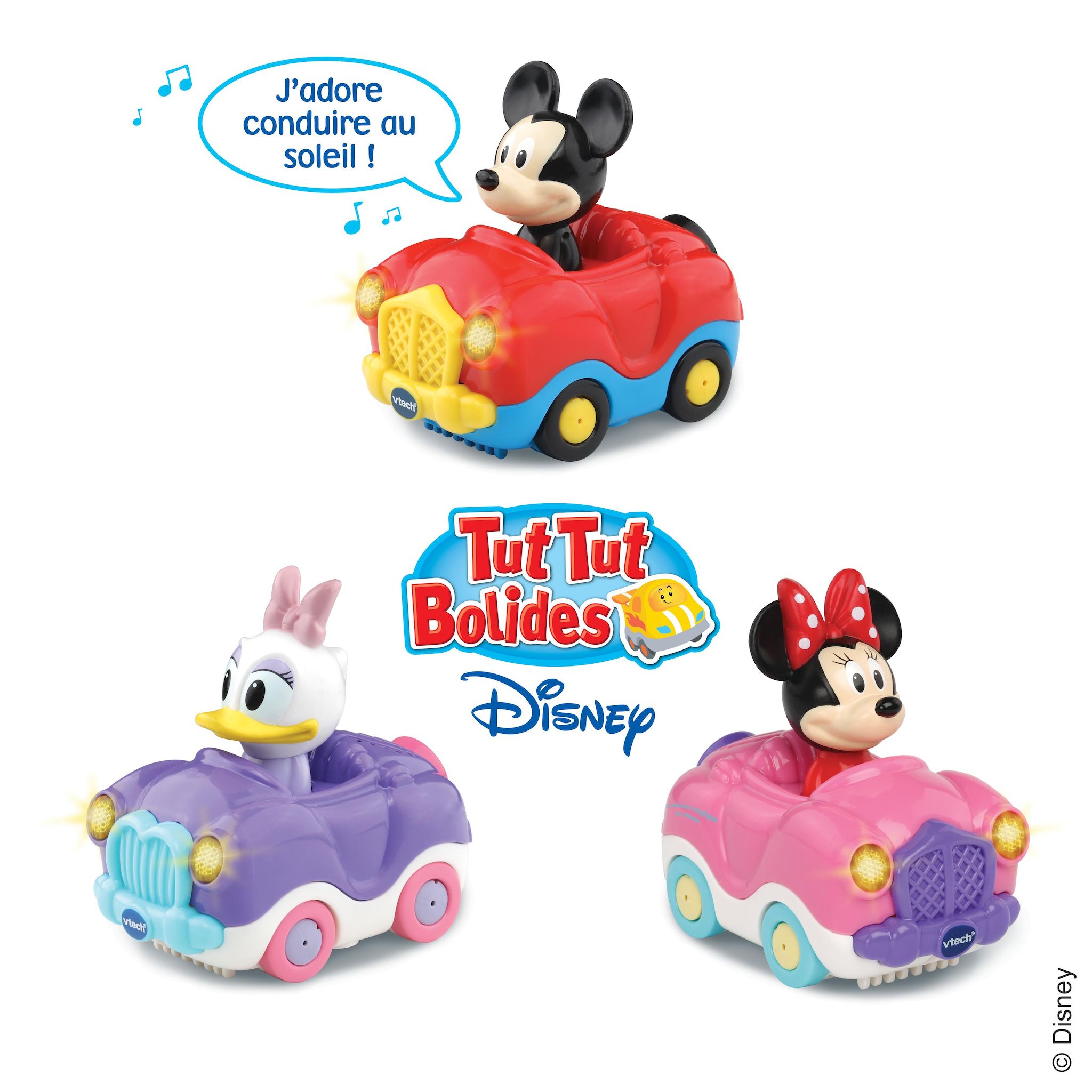 VTECH Coffret trio Minnie Mickey Daisy Cabriolet