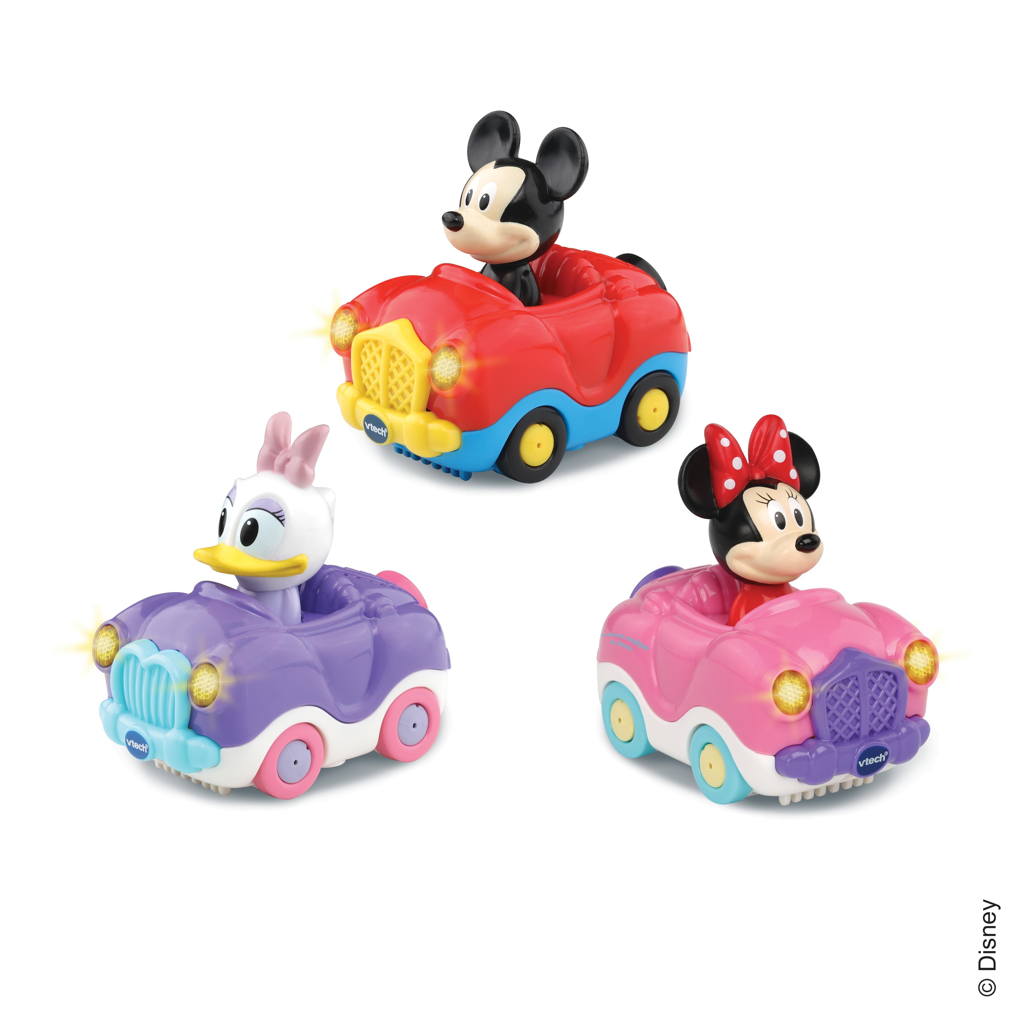 Voir la diapositive 3 : VTECH Coffret trio Minnie Mickey Daisy Cabriolet