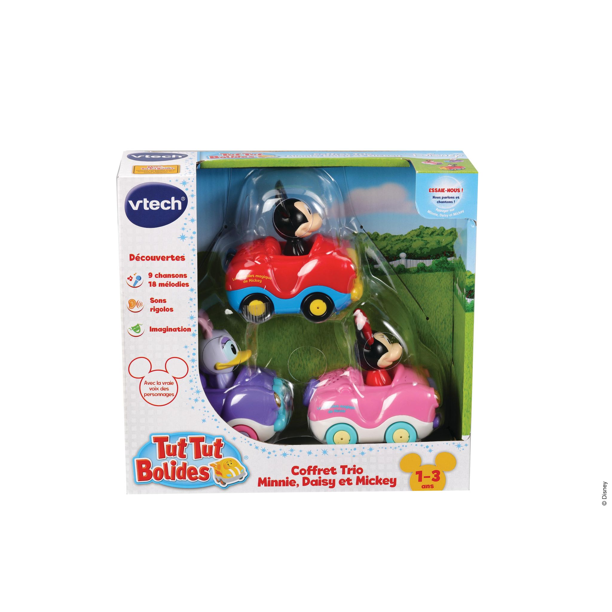 Voir la diapositive 4 : VTECH Coffret trio Minnie Mickey Daisy Cabriolet
