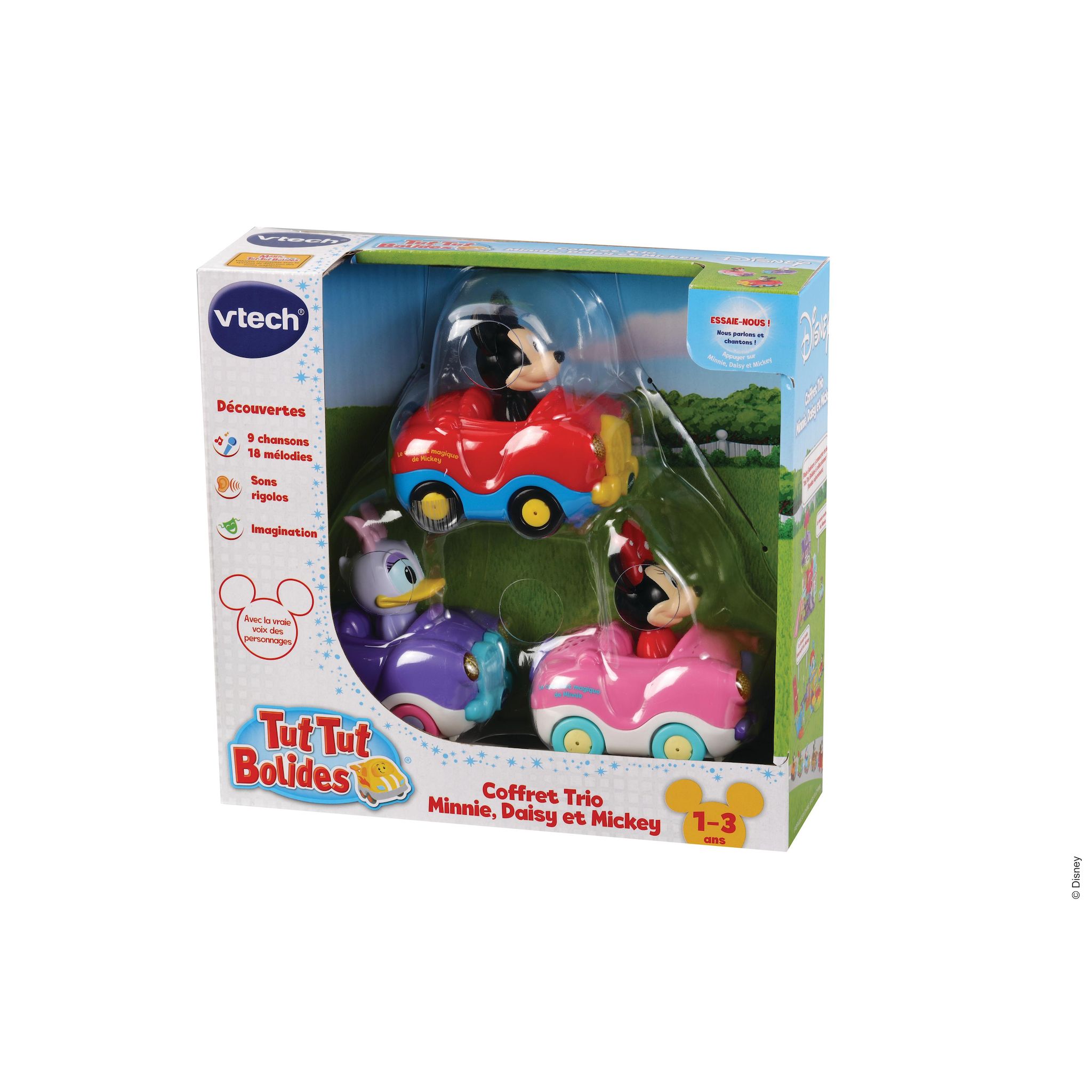 Voir la diapositive 5 : VTECH Coffret trio Minnie Mickey Daisy Cabriolet