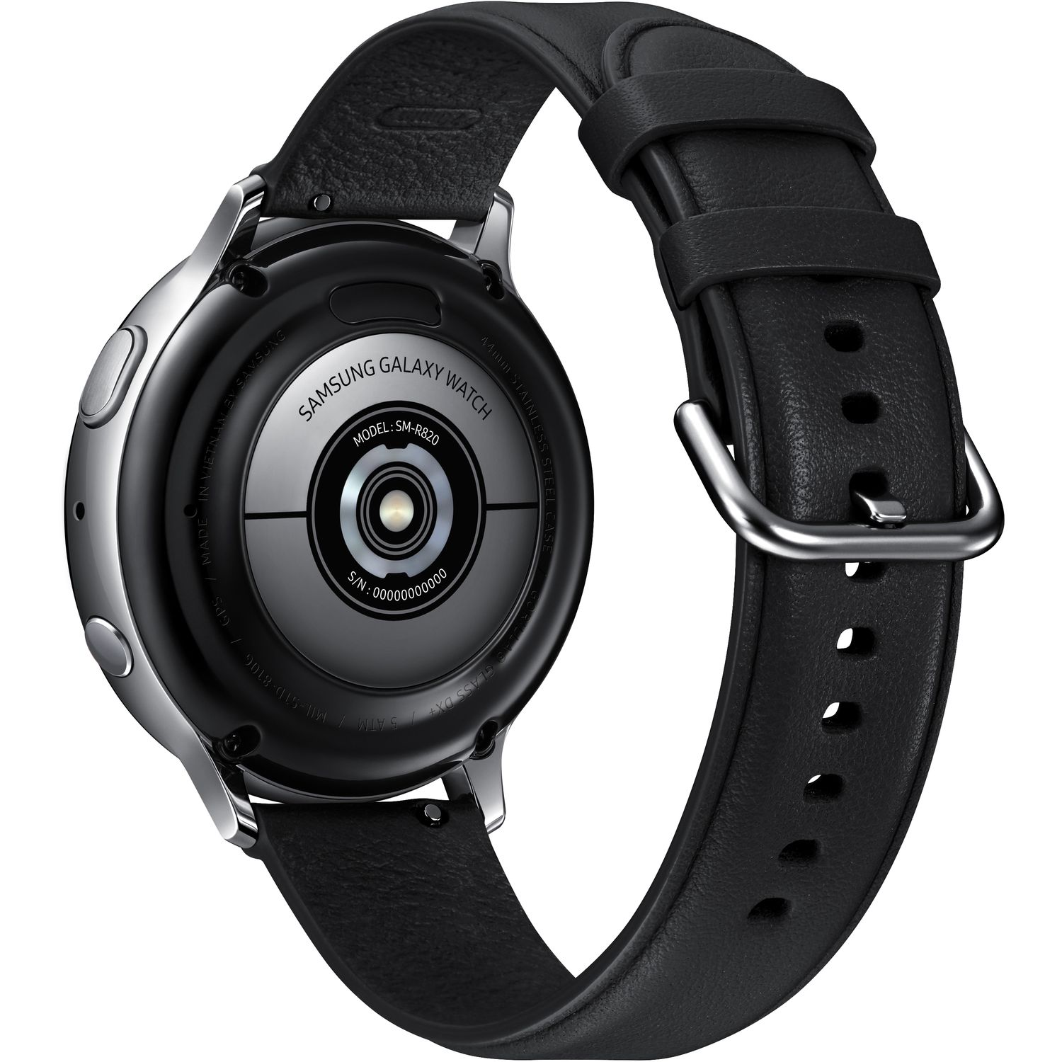 Voir la diapositive 3 : SAMSUNG Montre connectée Galaxy Watch Active2 44 Acier Argent glacier