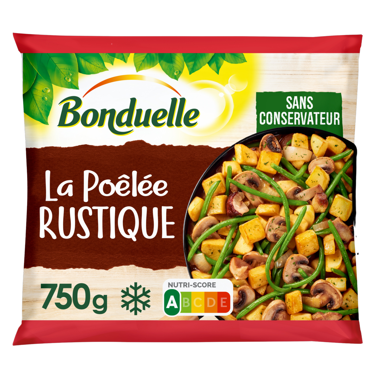 BONDUELLE Poêlée rustique 5 portions 750g