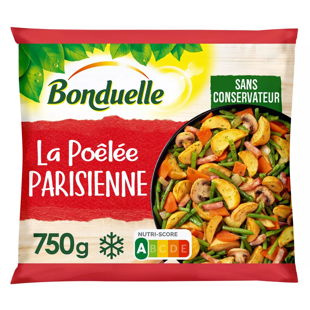 BONDUELLE Poêlée parisienne 5 portions 750g
