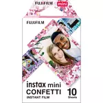FUJIFILM Film Instax Mini 10 feuilles Confettis