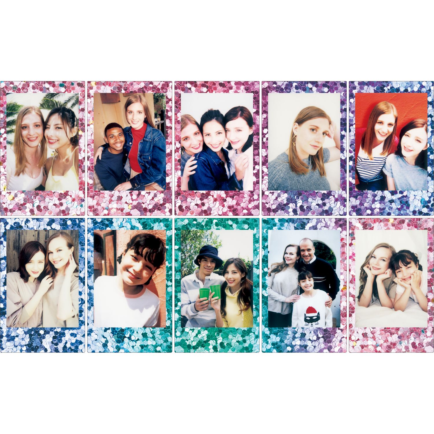 Voir la diapositive 2 : FUJIFILM Film Instax Mini 10 feuilles Confettis