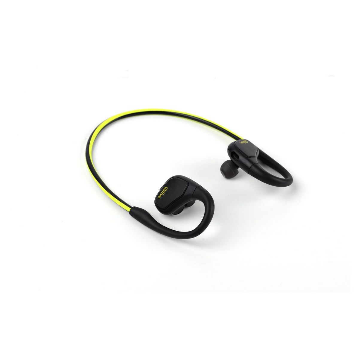 QILIVE Écouteurs sport Bluetooth - Noir/Jaune - 137388 Q.1713