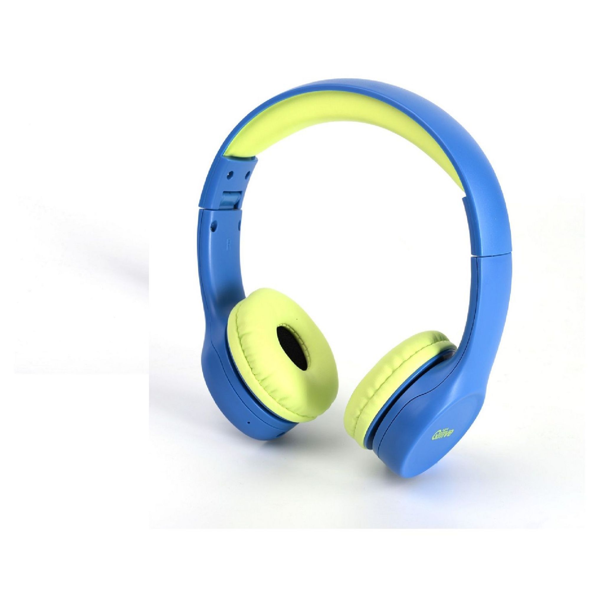 Voir la diapositive 1 : QILIVE Casque audio enfant Bluetooth - Bleu/vert - 137505 Q.1992