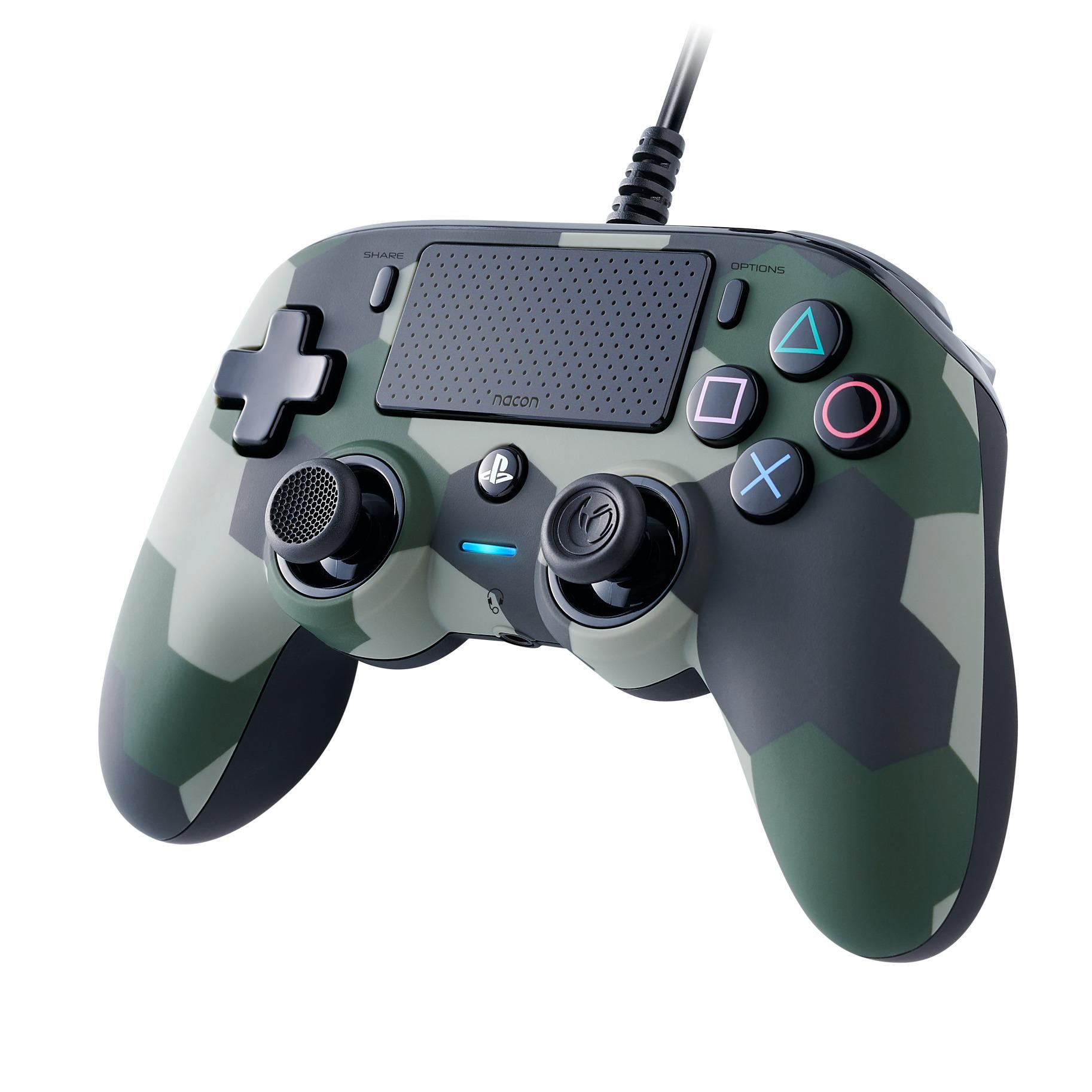 Voir la diapositive 2 : NACON Manette Filaire Officielle Camo - PS4