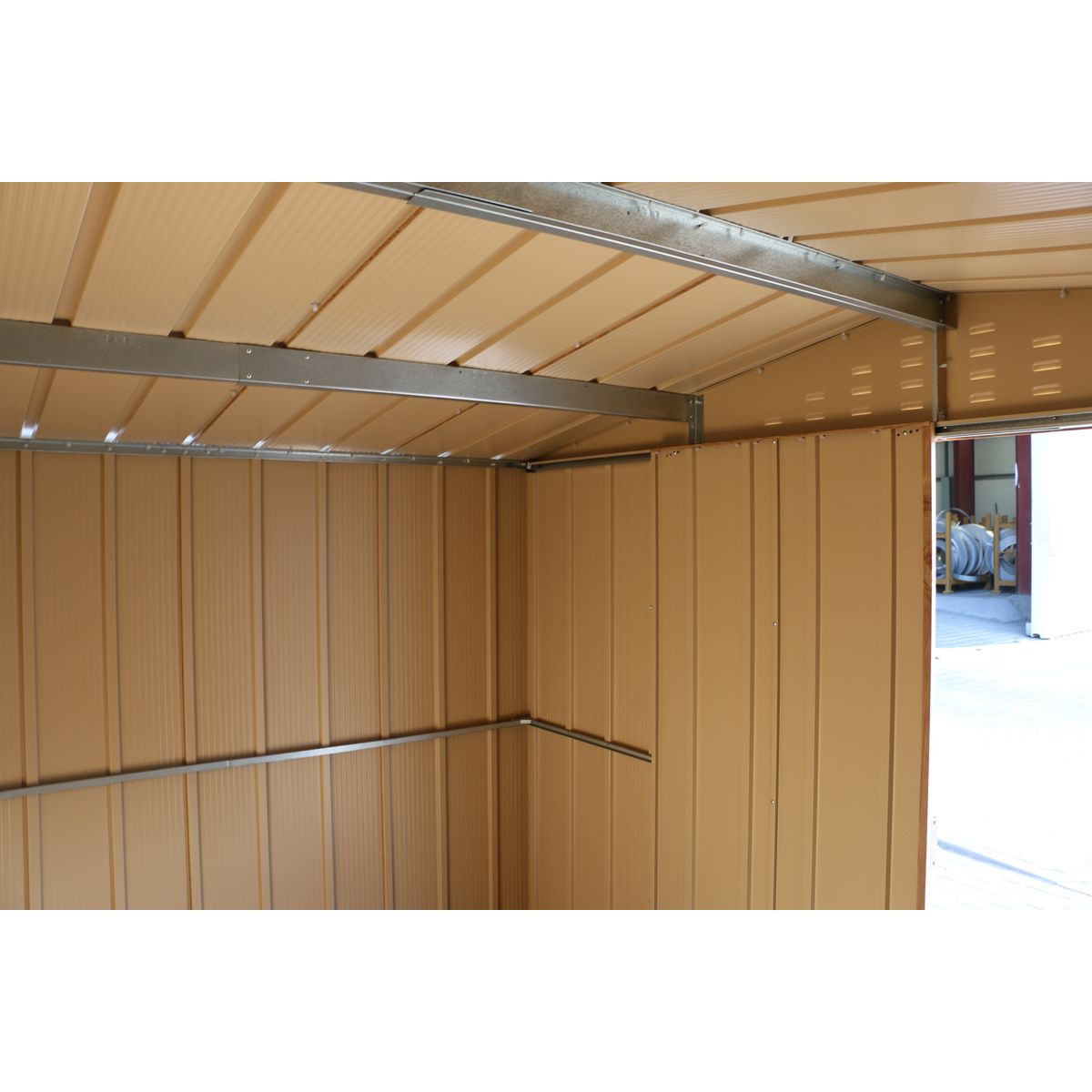 DURAMAX Abri de jardin métal - Imitation bois - 7,75m²